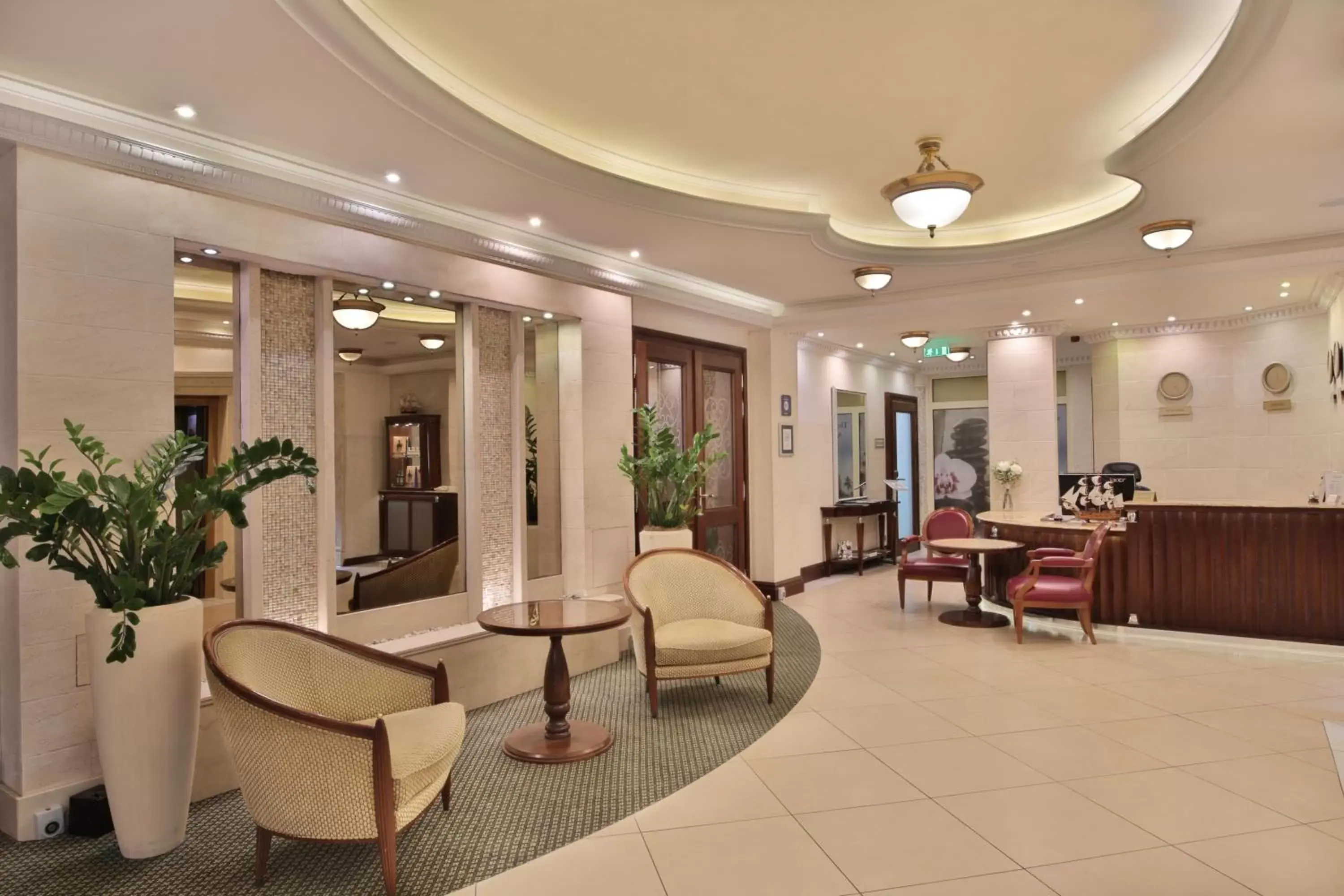 Lobby or reception, Lobby/Reception in Retro Riverside Wellness Resort