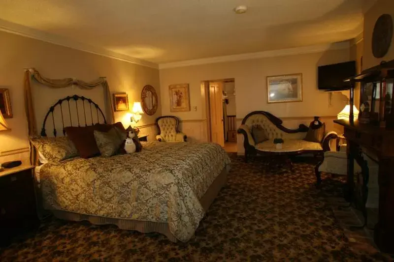 Bed in Gunn House Hotel
