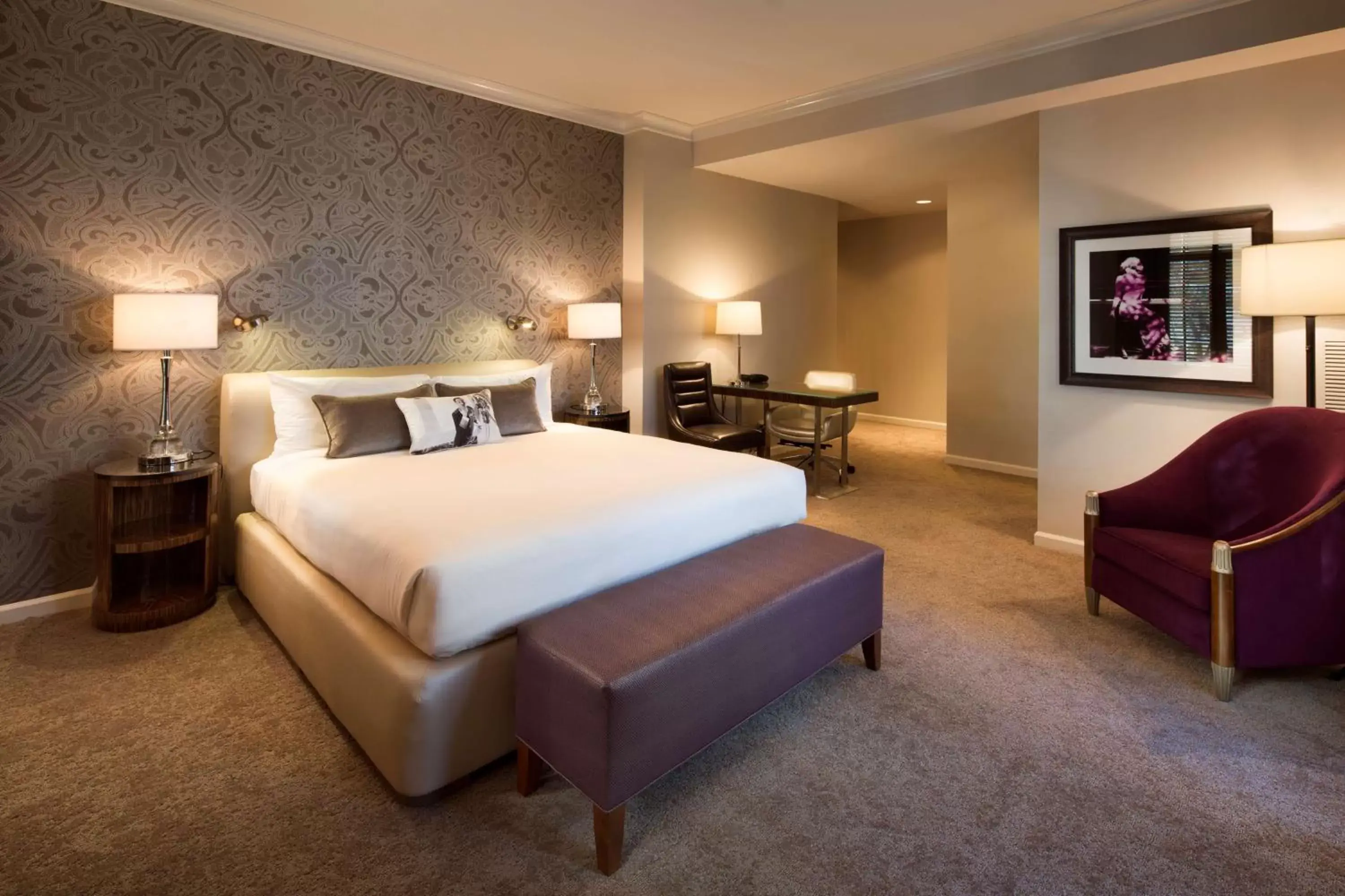 Photo of the whole room, Bed in Hotel De Anza, a Destination by Hyatt Hotel