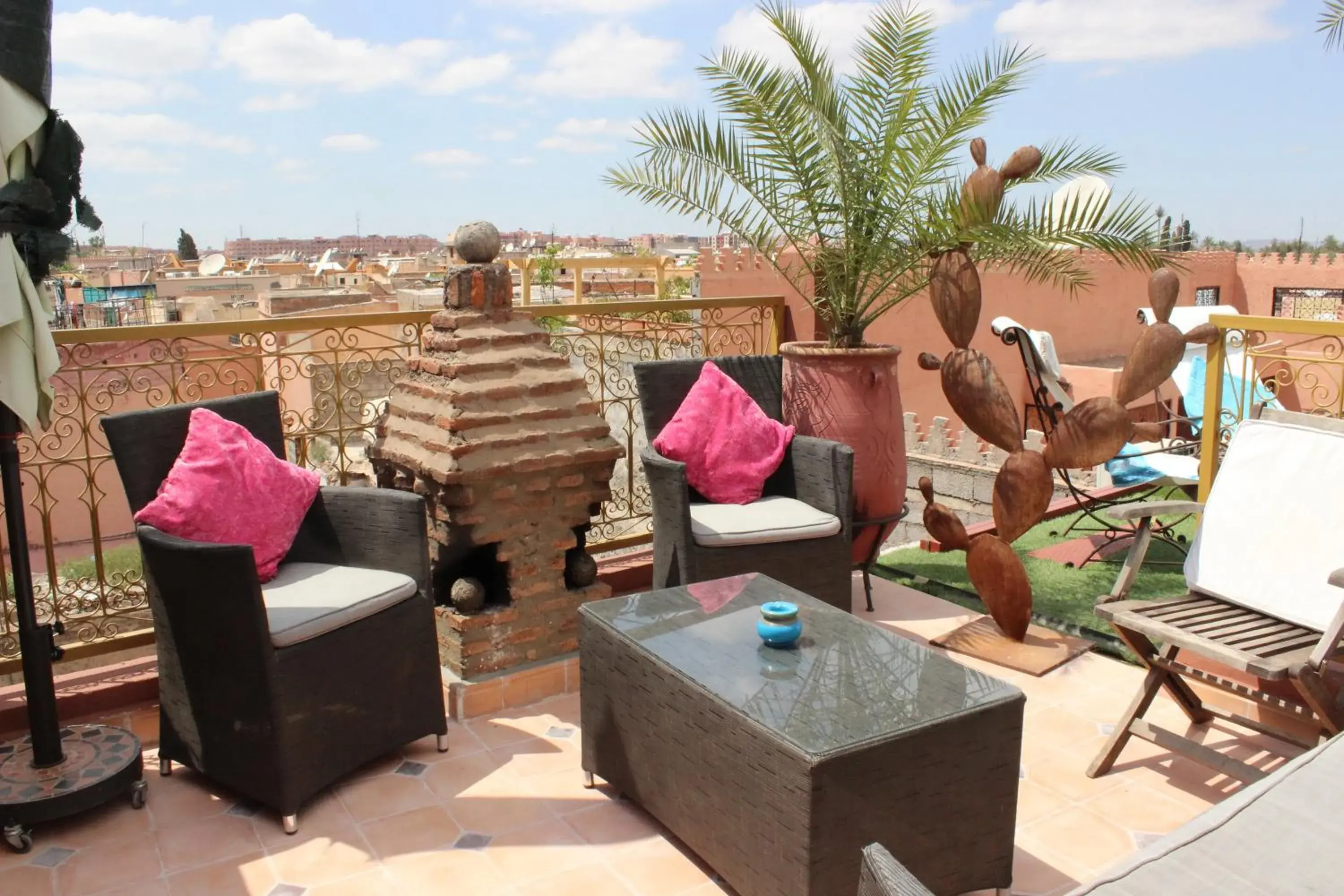 Balcony/Terrace in Riad Eloise