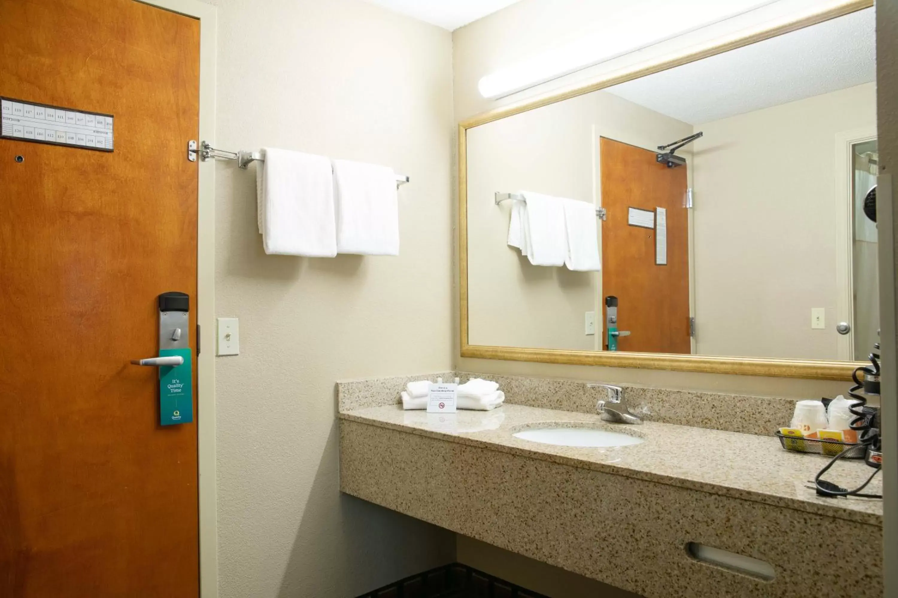 Bathroom in Quality Inn Raynham - Taunton