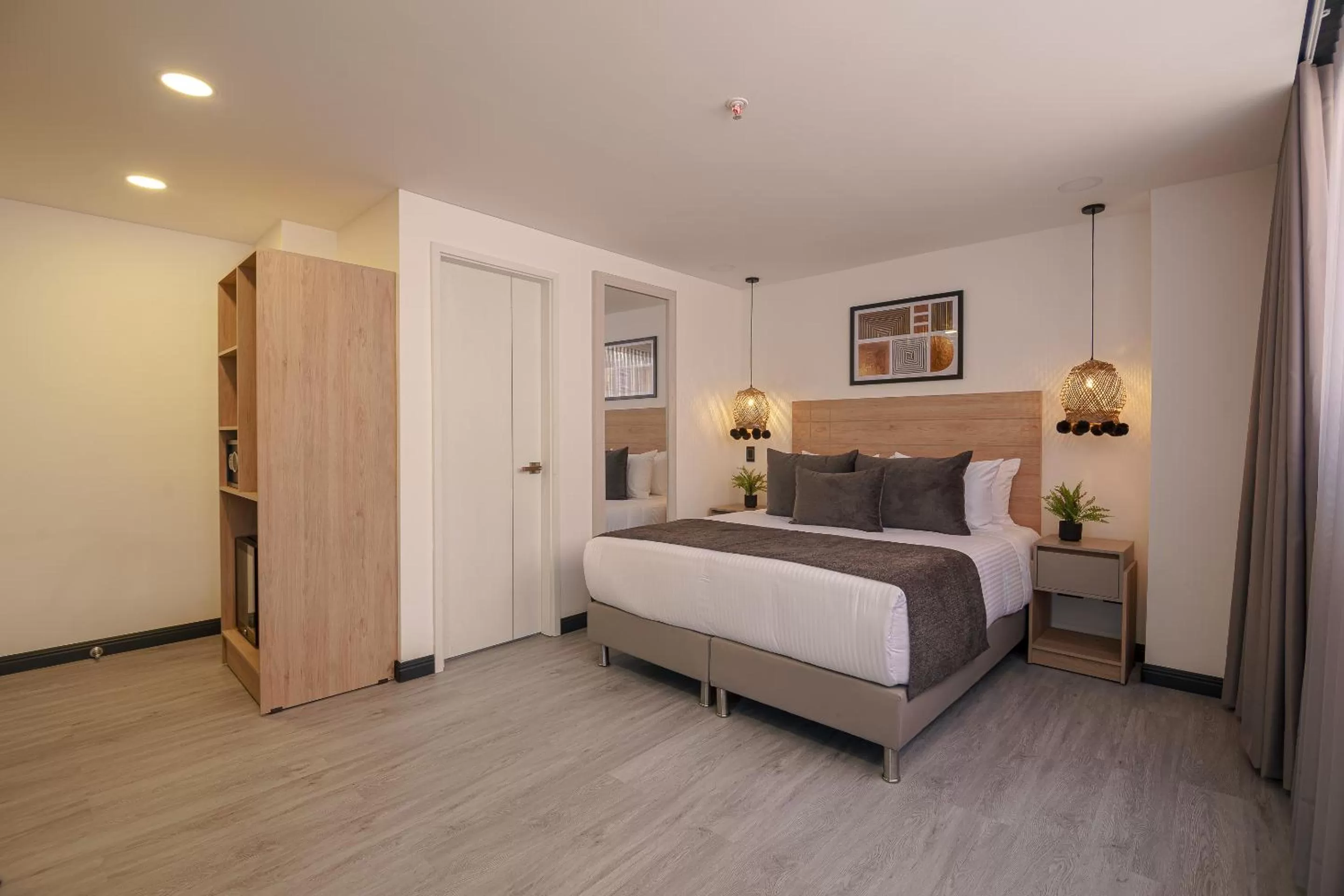 Bed in First Class Hotel