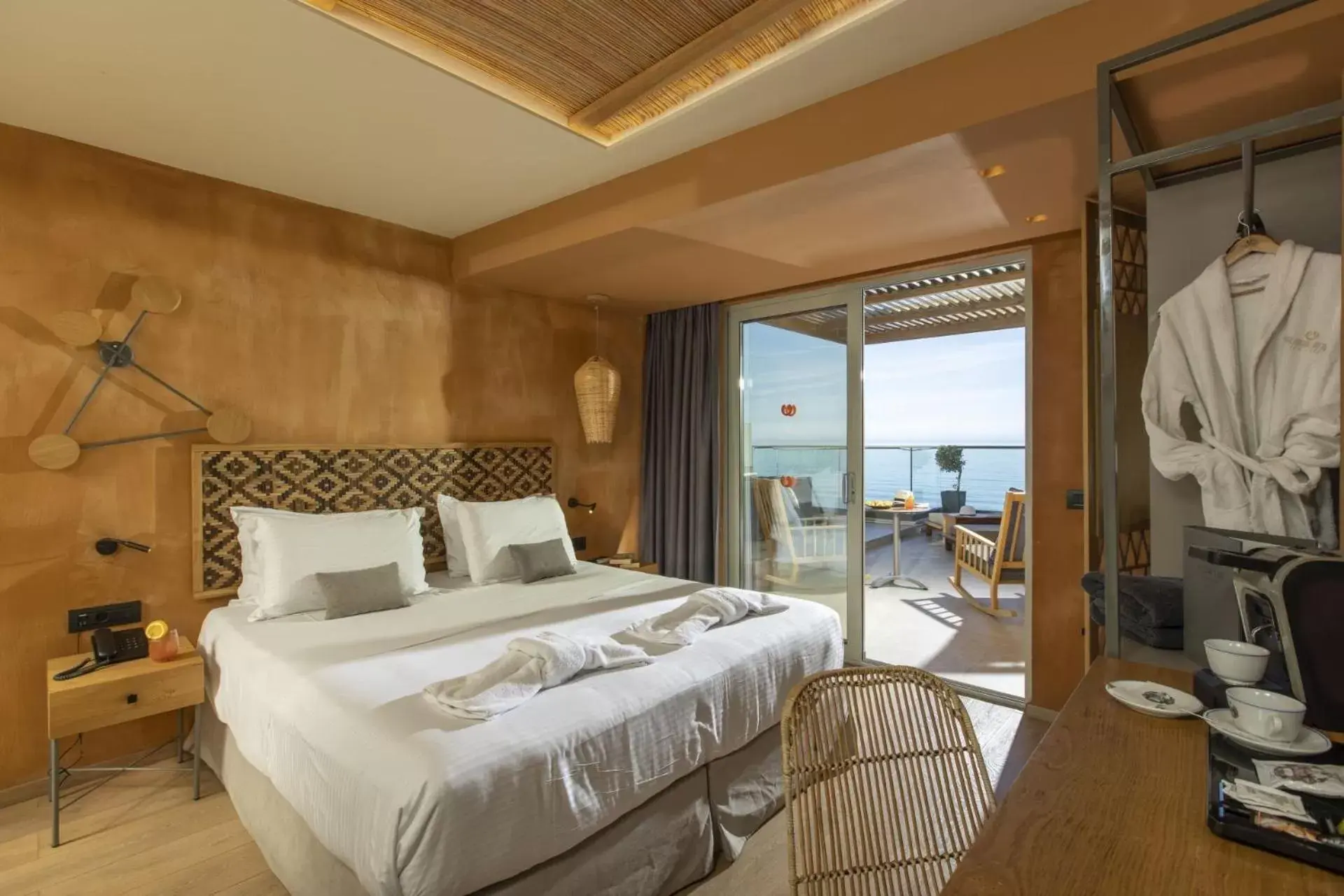 Bed in Palmera Beach Hotel & Spa - Adults Only