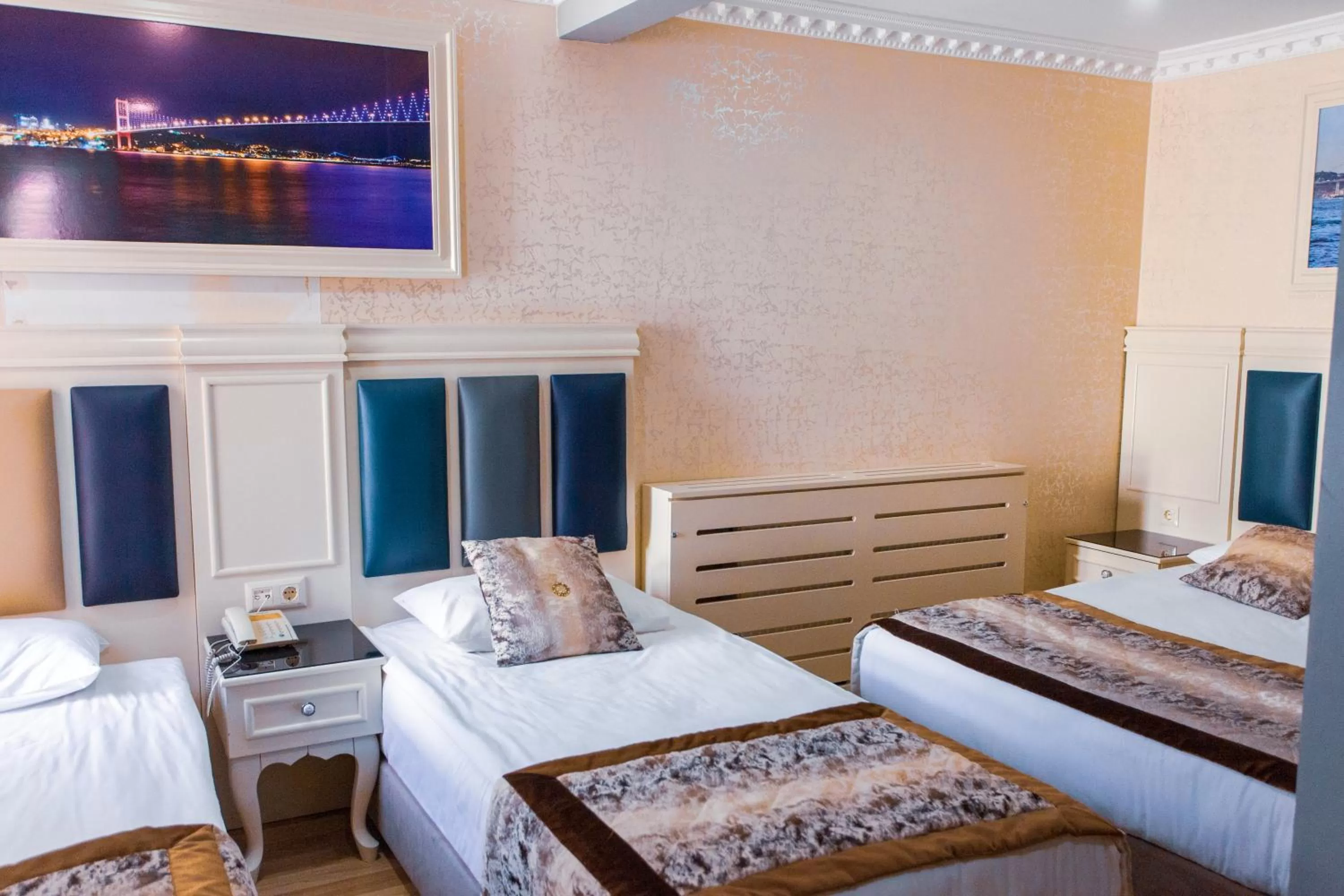 Bed in Best Nobel Hotel