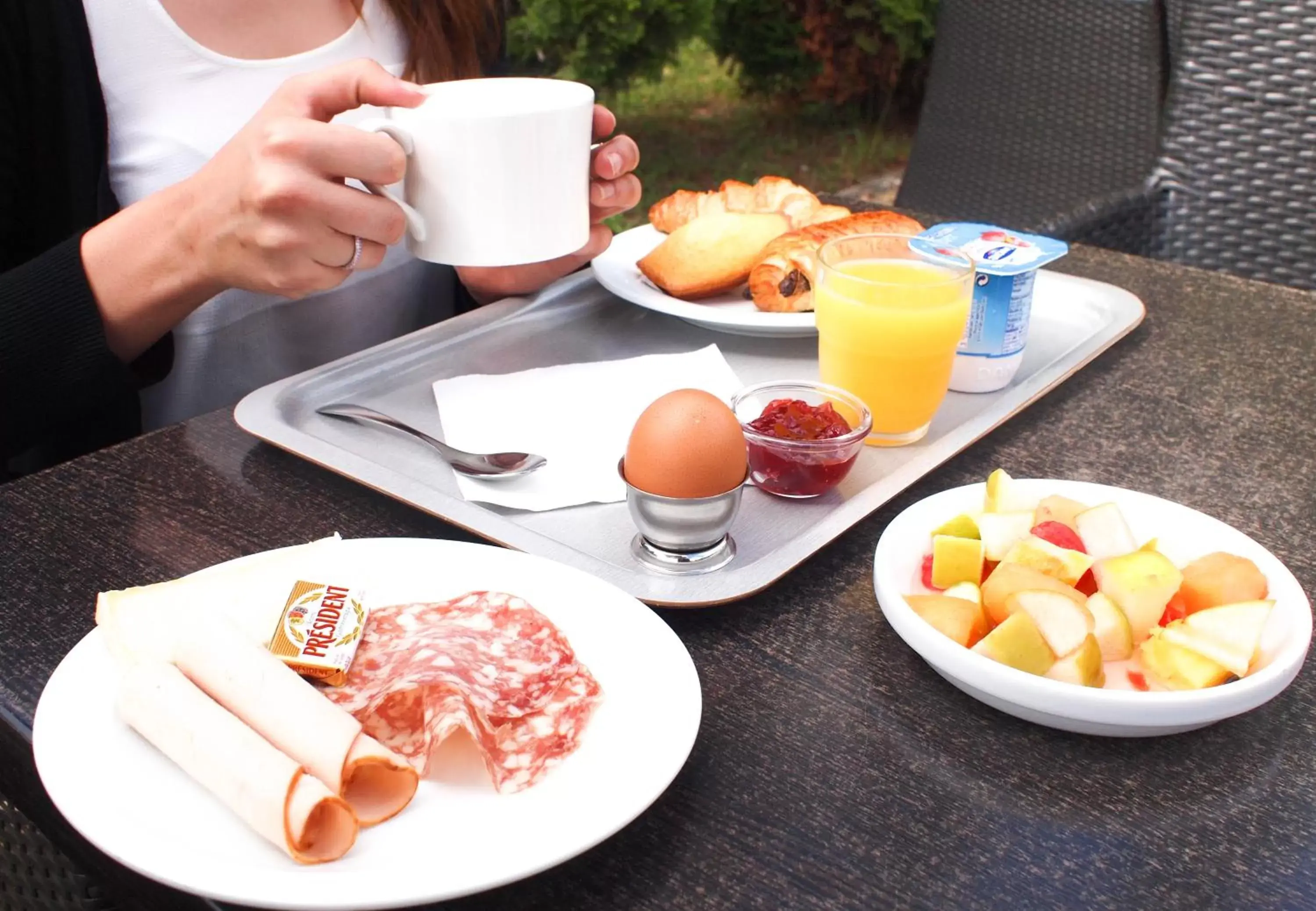 Buffet breakfast, Breakfast in ibis Bordeaux Saint Emilion