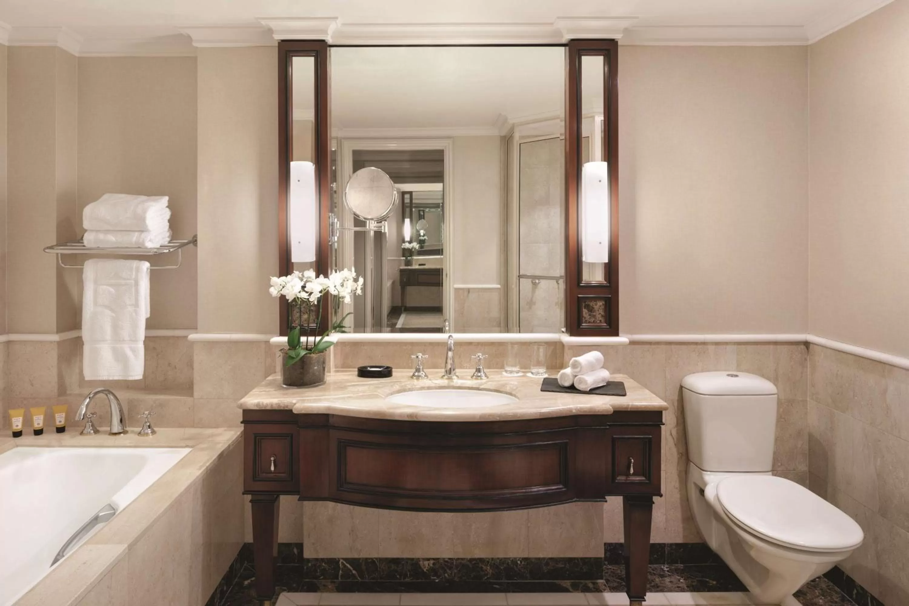 Bathroom in Shangri-La Sydney