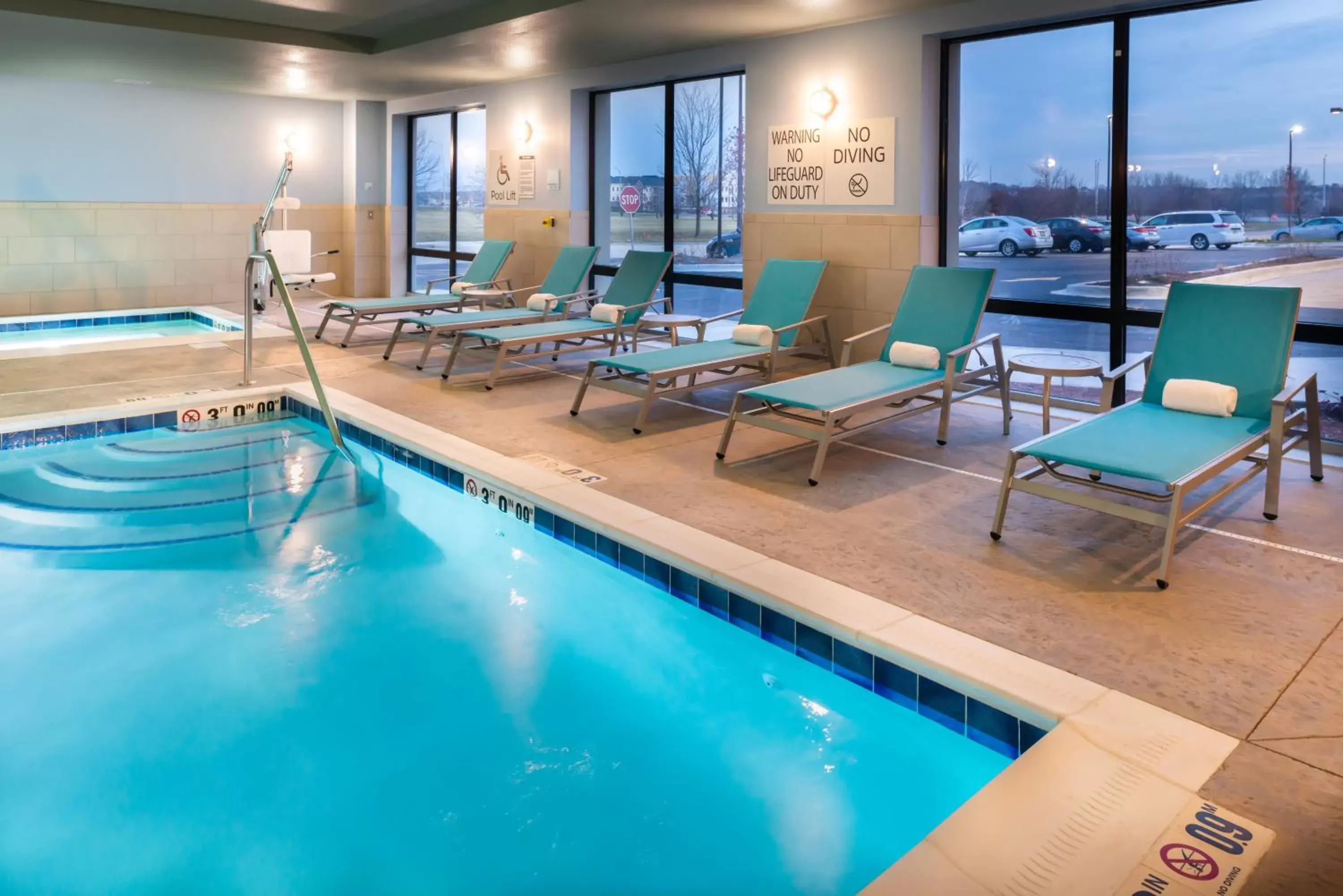 Swimming Pool in Holiday Inn Express & Suites - Romeoville - Joliet North, an IHG Hotel