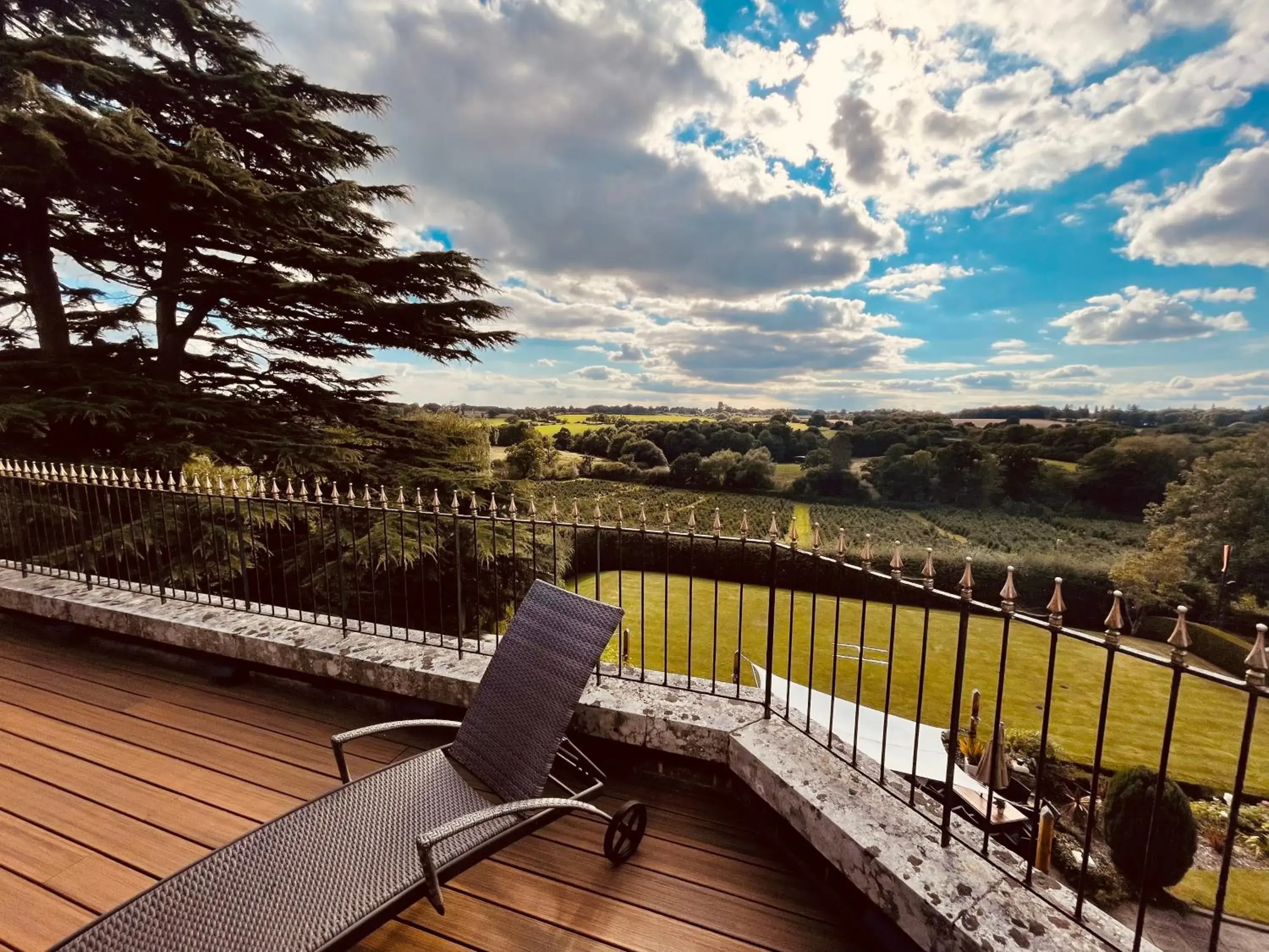 Balcony/Terrace in Nuthurst Grange Country House Hotel & Restaurant