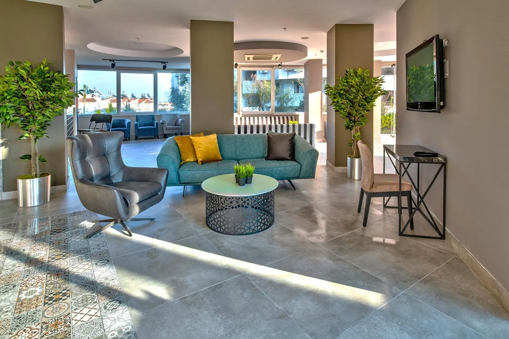 Lobby or reception in Tourist Hotel