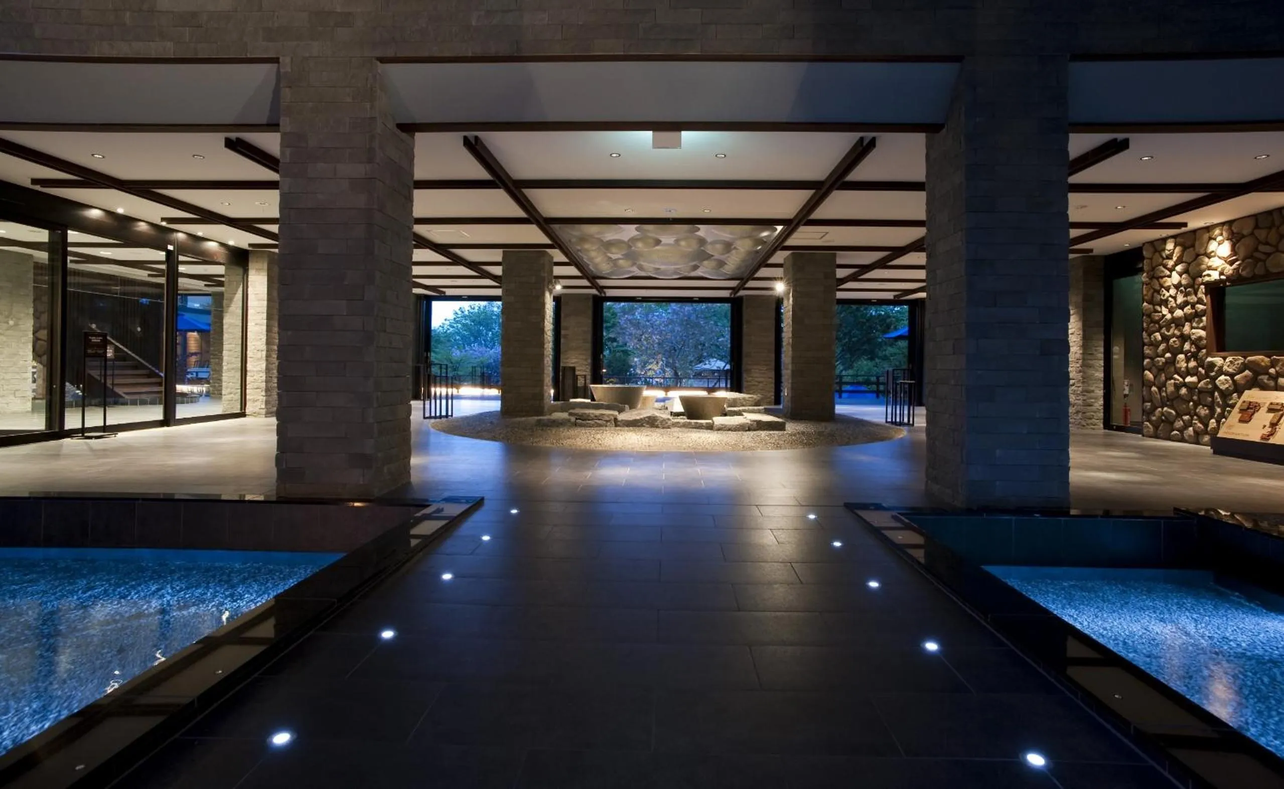 Facade/entrance in Lake Shikotsu Tsuruga Resort Spa Mizu no Uta