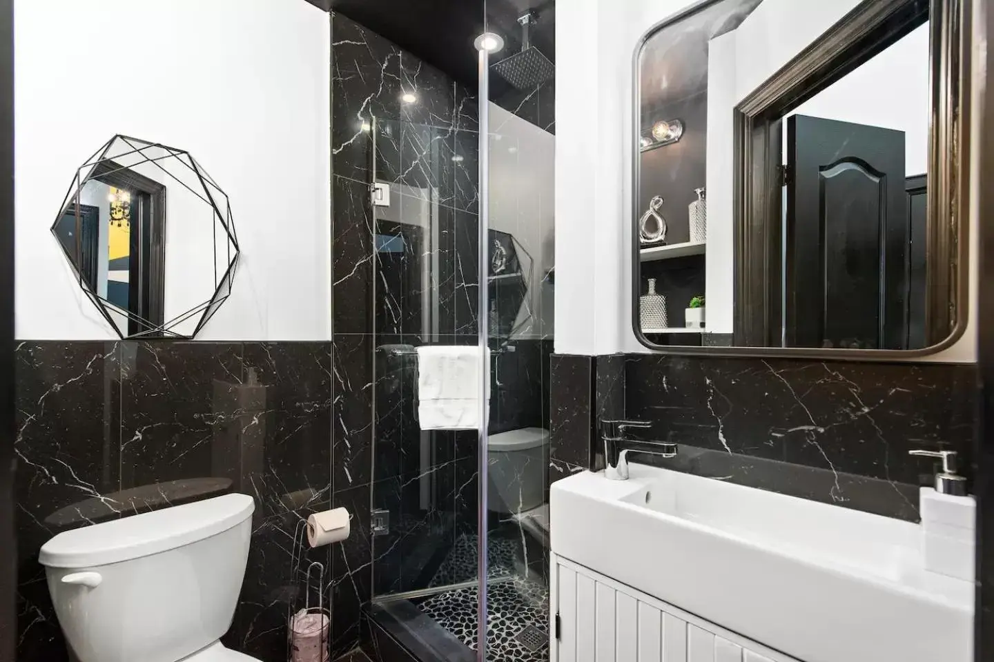 Shower, Bathroom in Queen Street Lofts