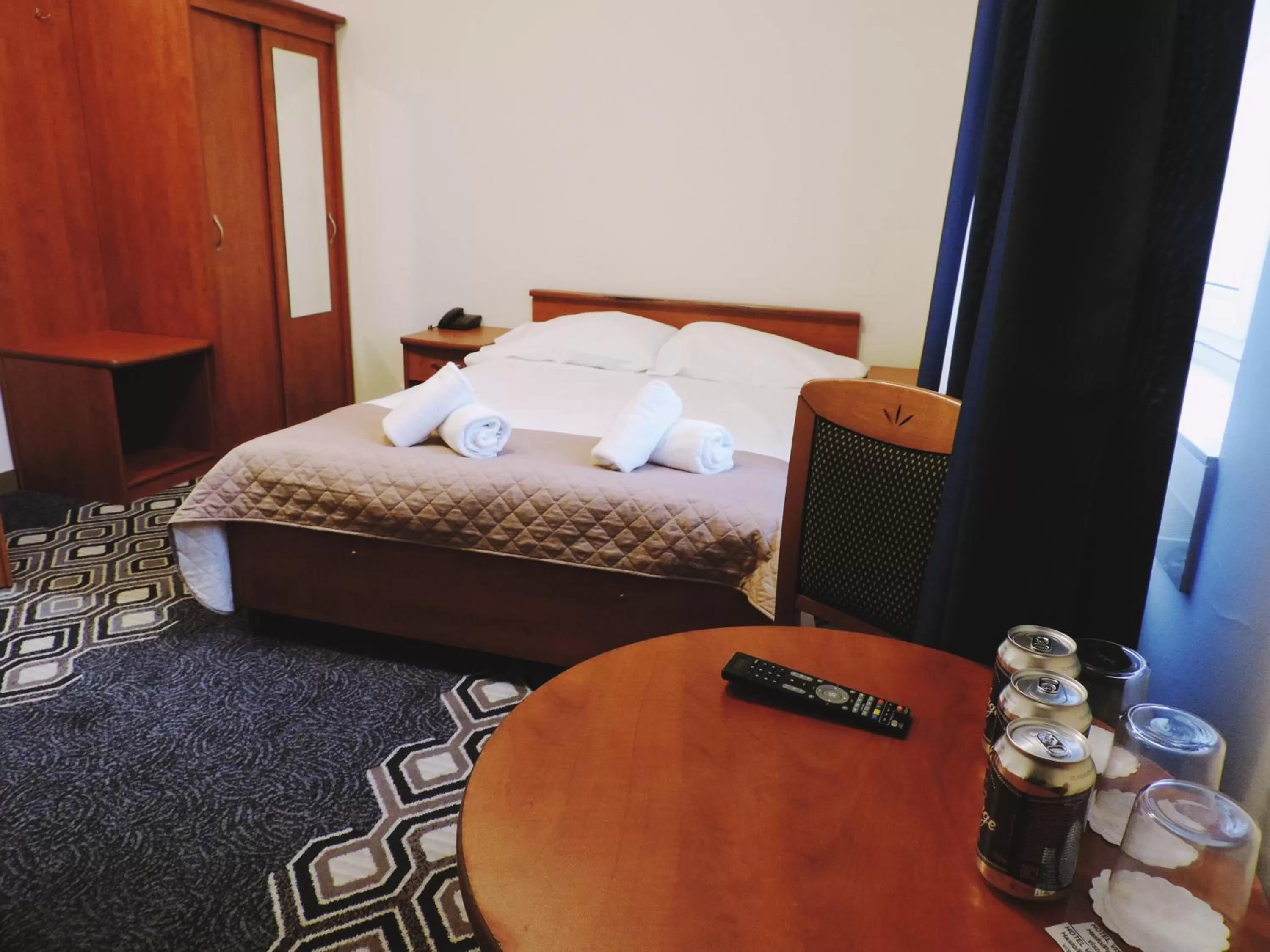 Bed in Hotel Vistula