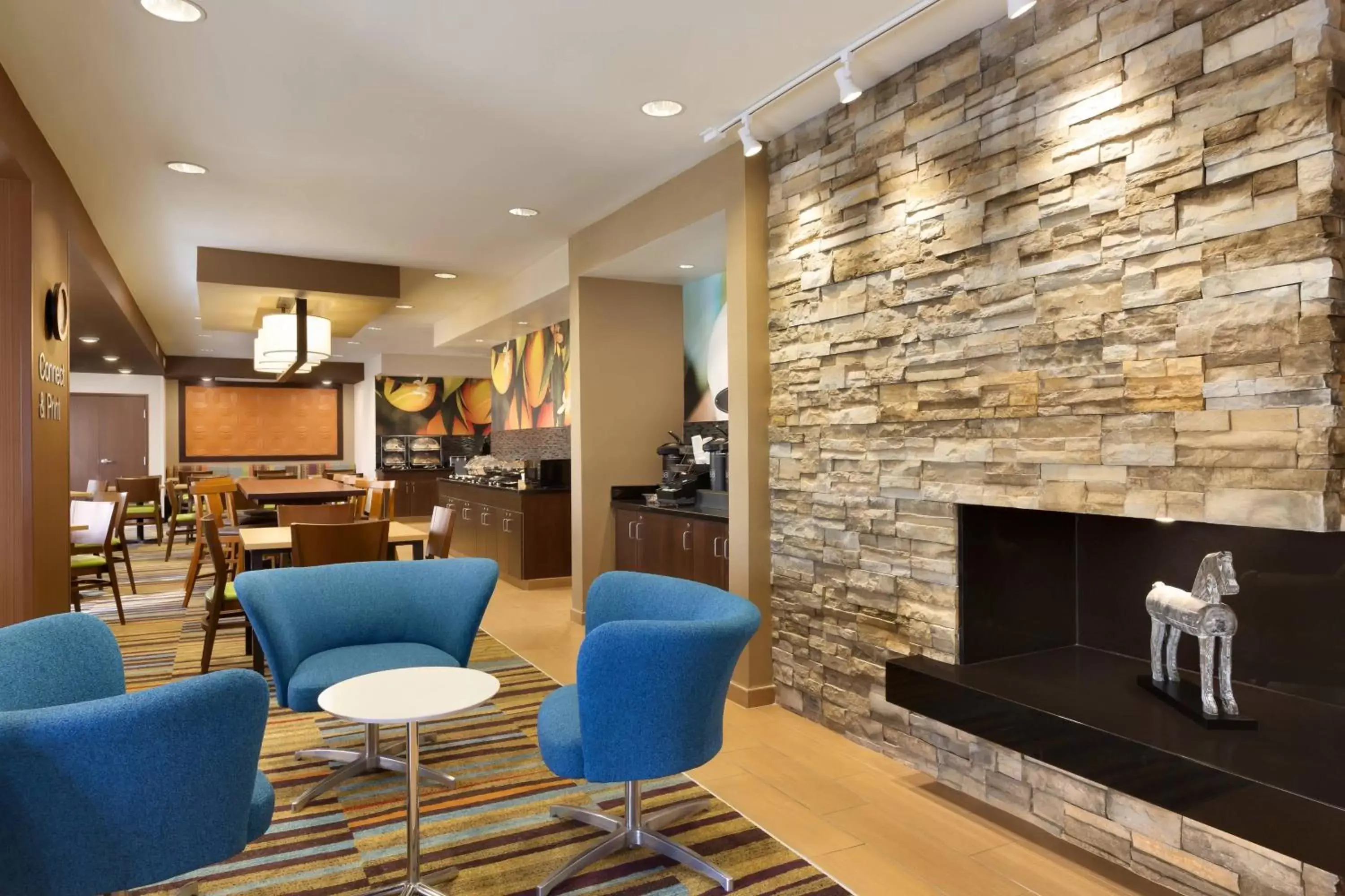 Lobby or reception, Seating Area in Fairfield Inn Colorado Springs Air Force Academy