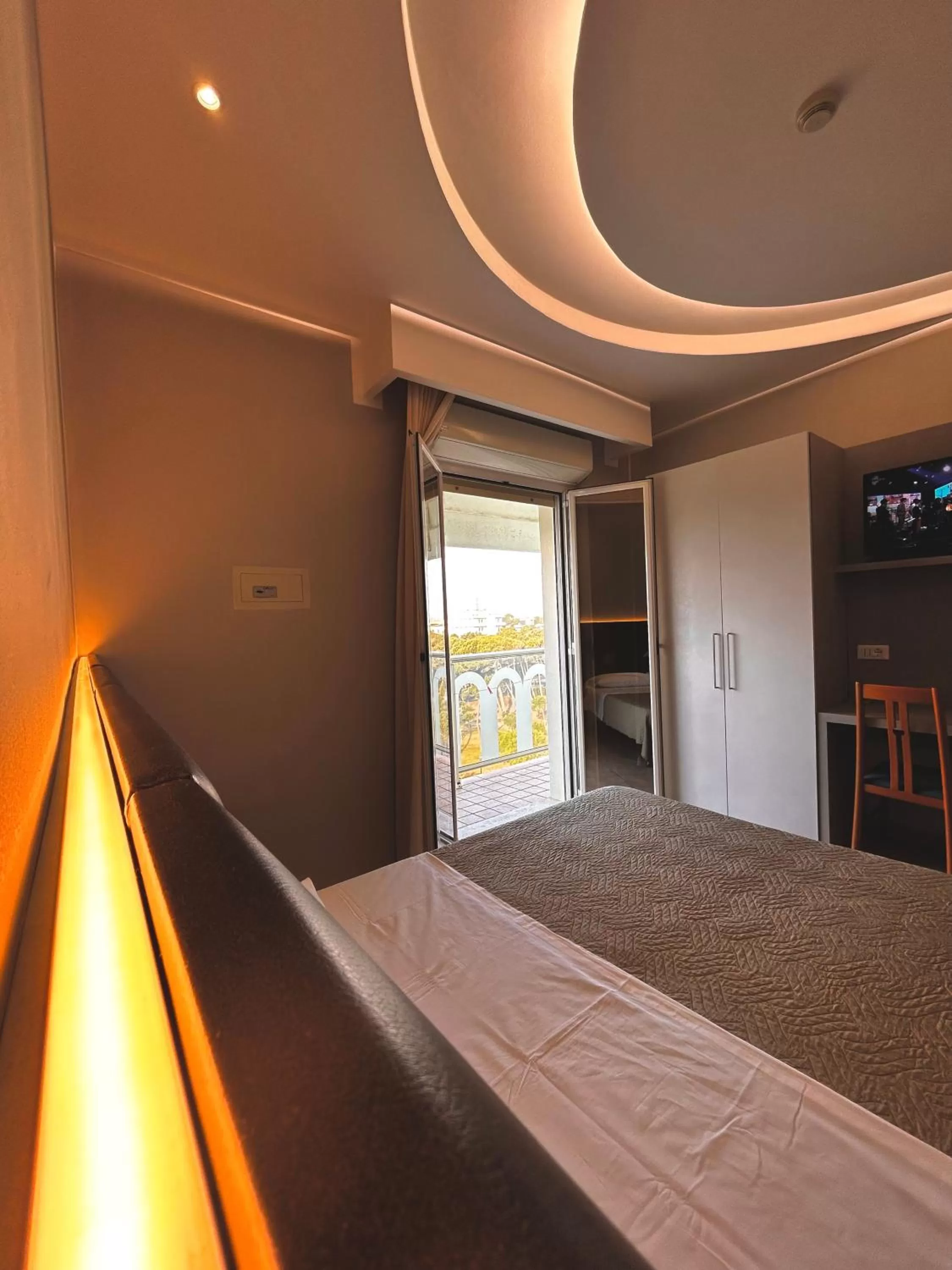 Bedroom, Bed in Hotel Adria