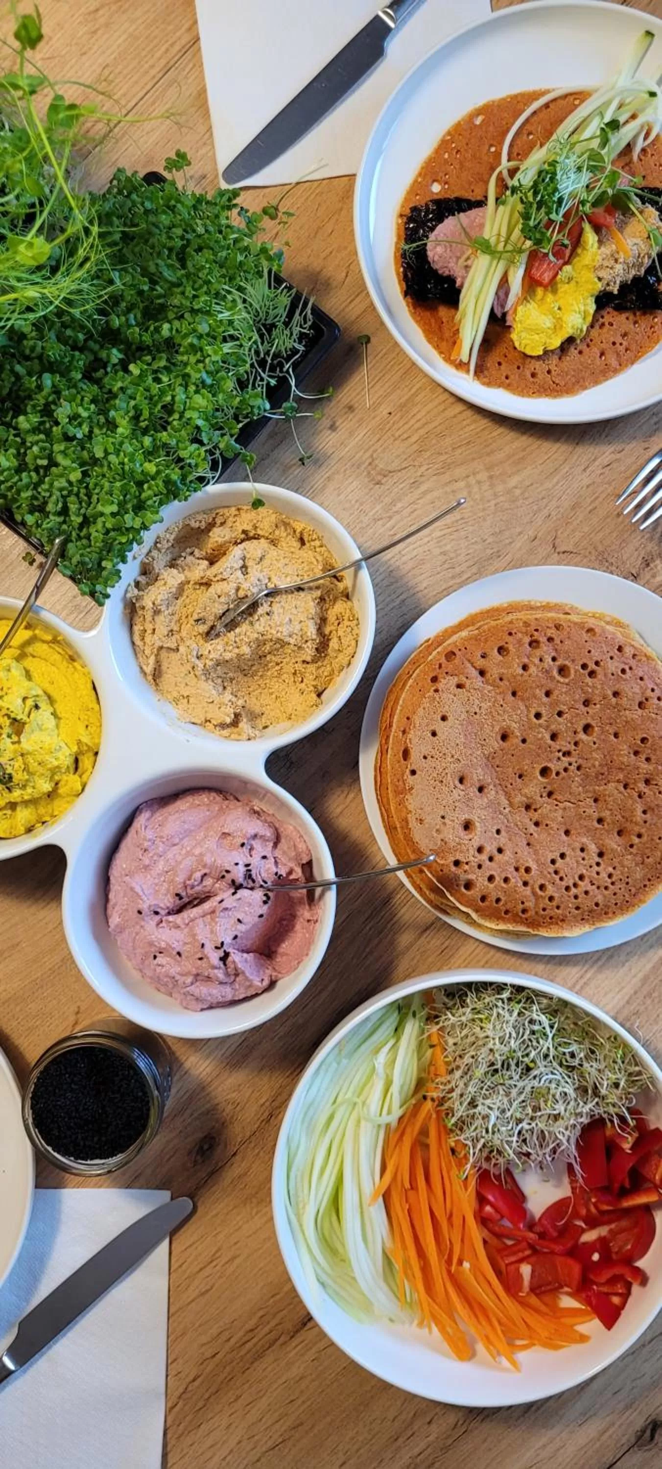 Buffet breakfast in Eko Glamping Resort Krištof