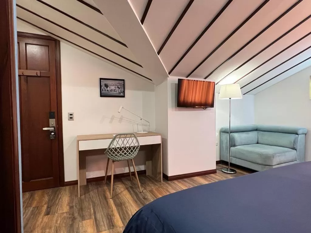 Seating area, Bed in Hotel Boutique Quinta Camacho