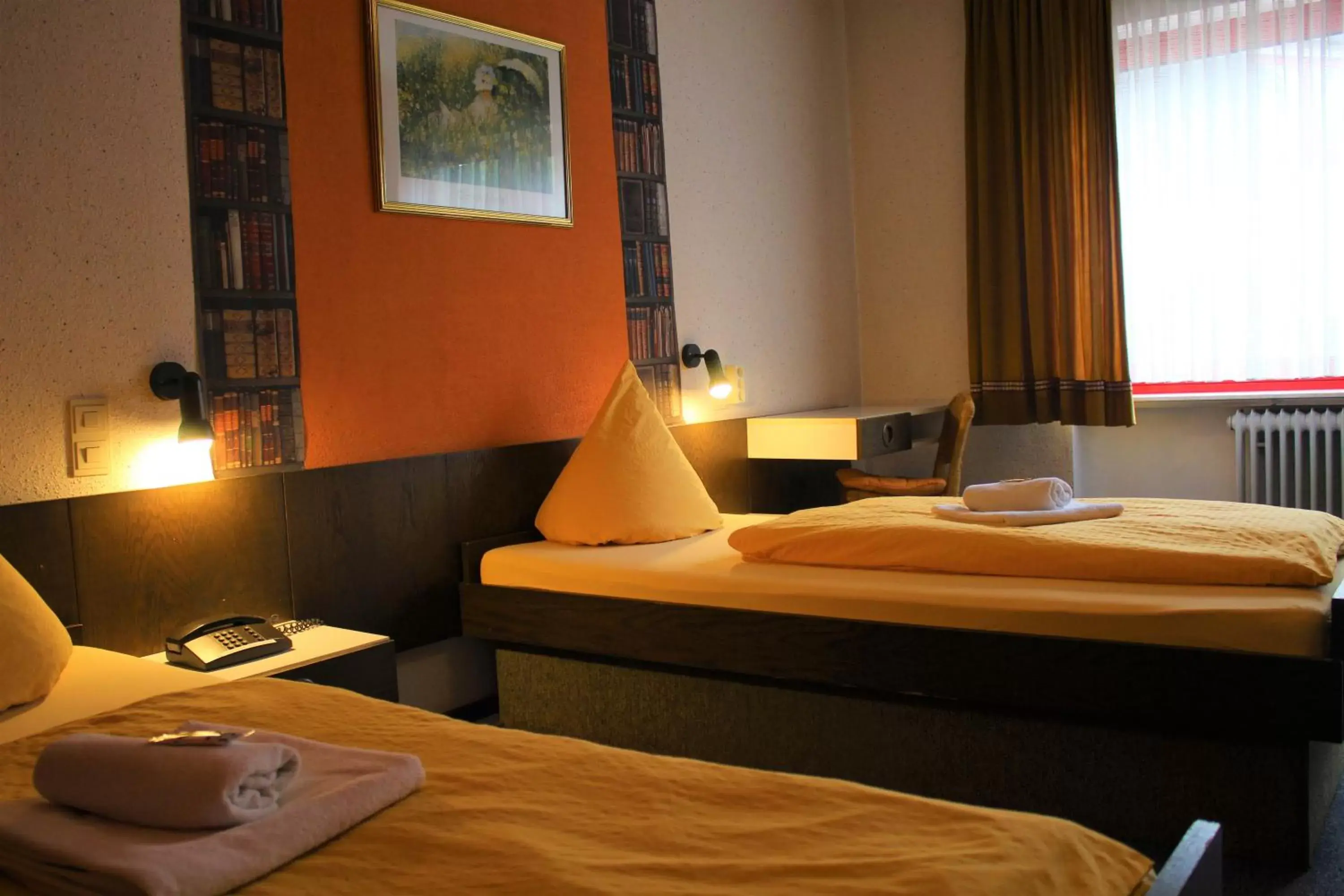Bed in Hotel Simonis Koblenz Bed in Hotel Simonis Koblenz