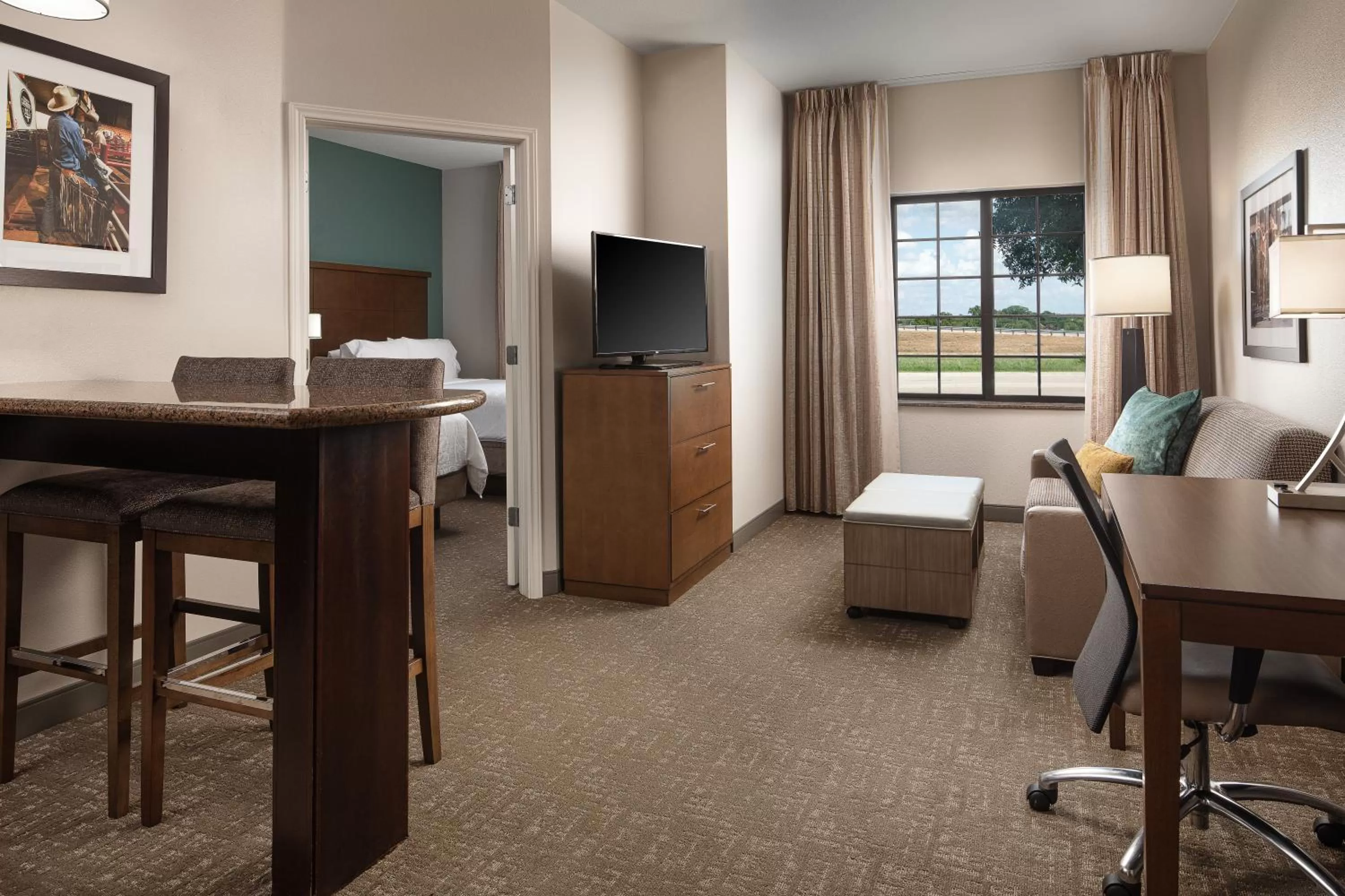 Photo of the whole room, Bed in Staybridge Suites West Fort Worth by IHG