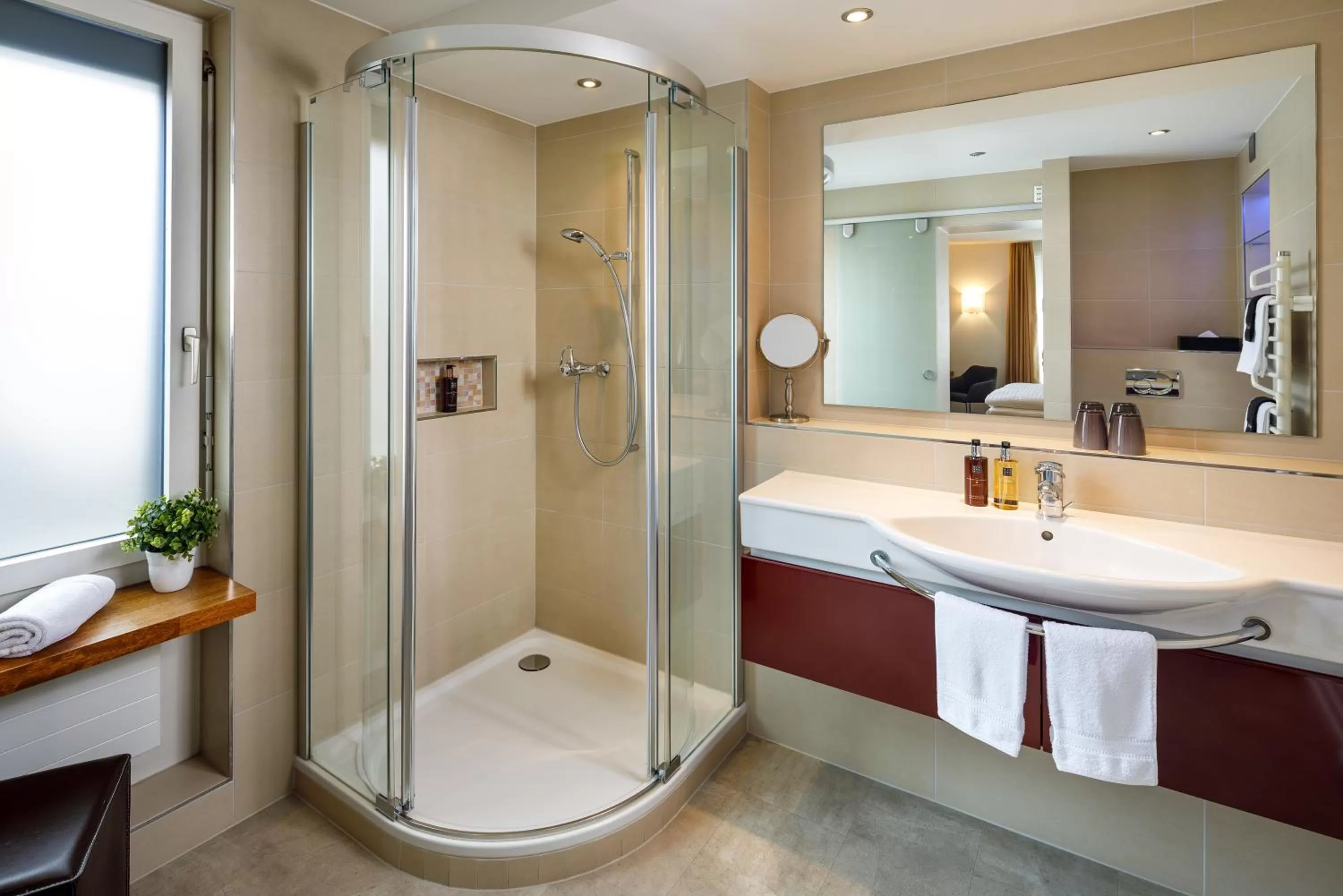 Shower in Aparthotel Familie Hugenschmidt