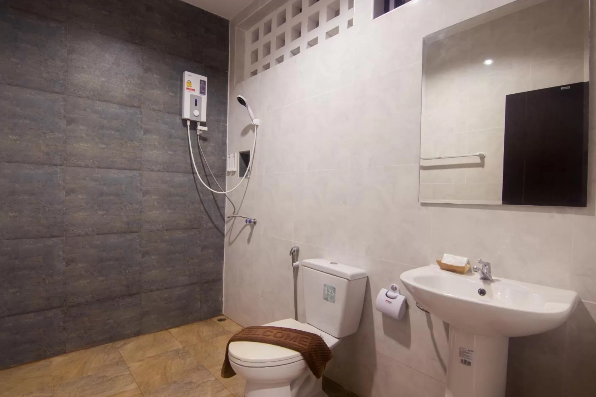 Shower in Panisara Pool Villa Resort Huahin