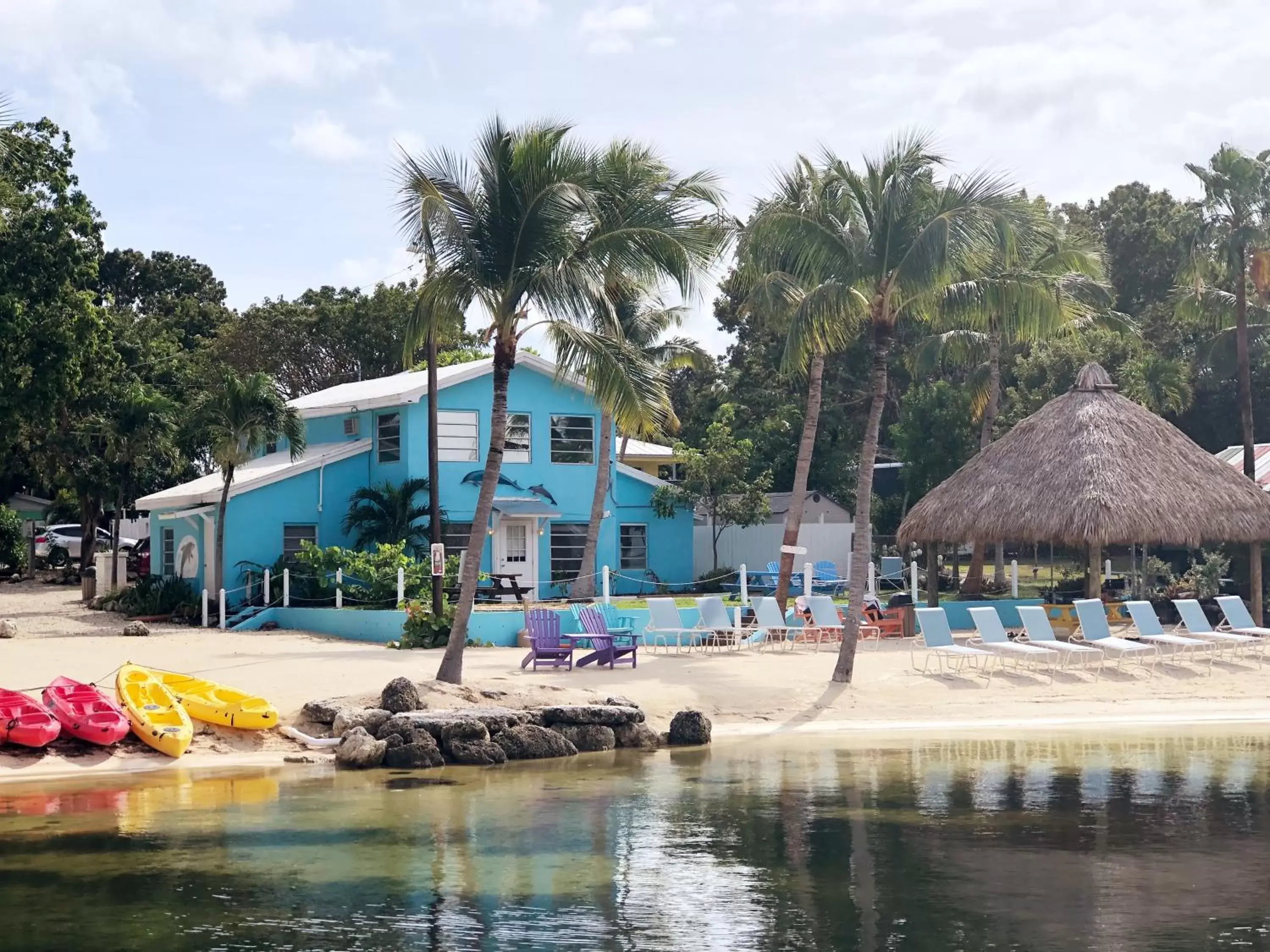 Property building, Beach in The Pelican Key Largo Cottages