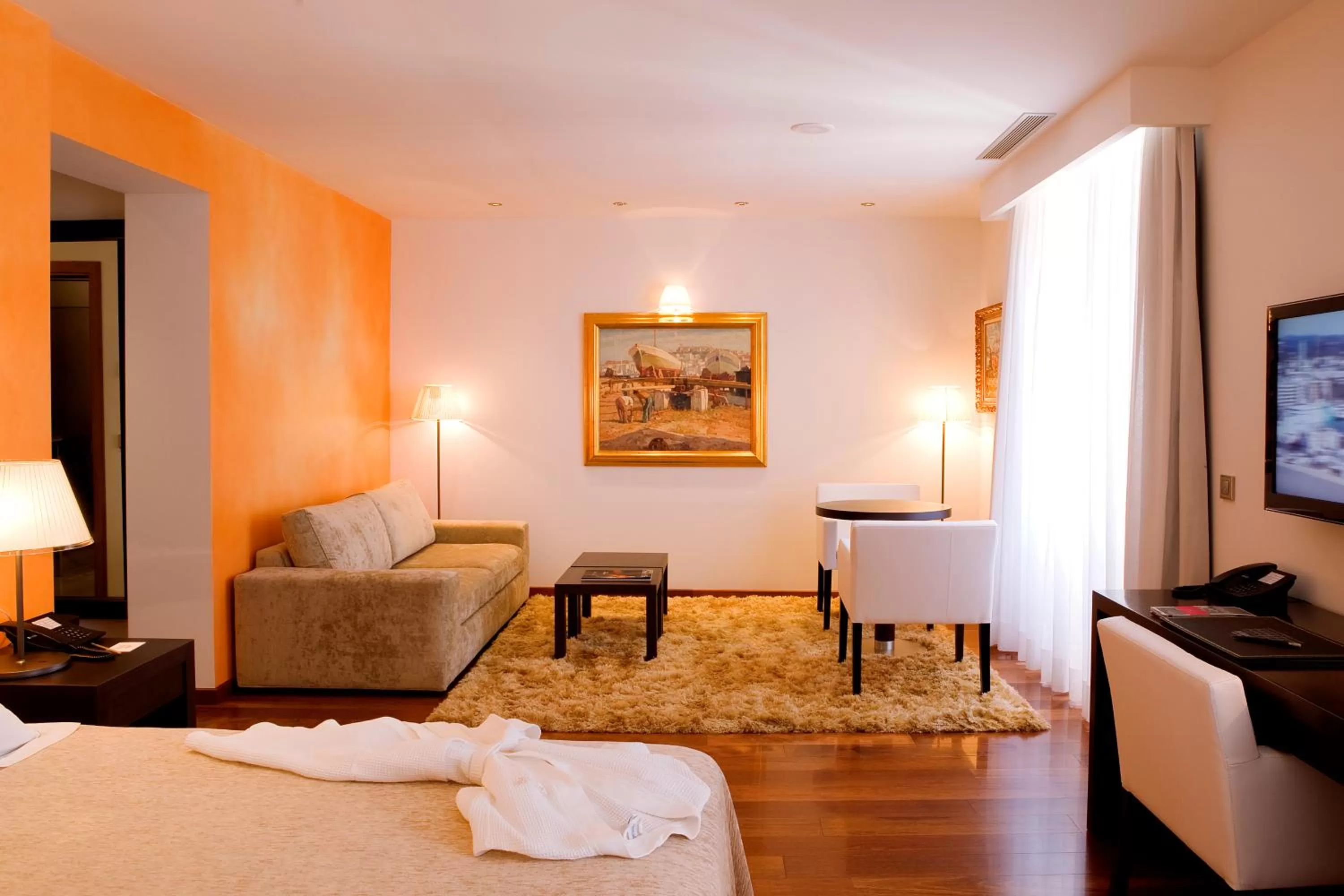 Photo of the whole room, Bed in Mirador de Dalt Vila-Relais & Chateaux