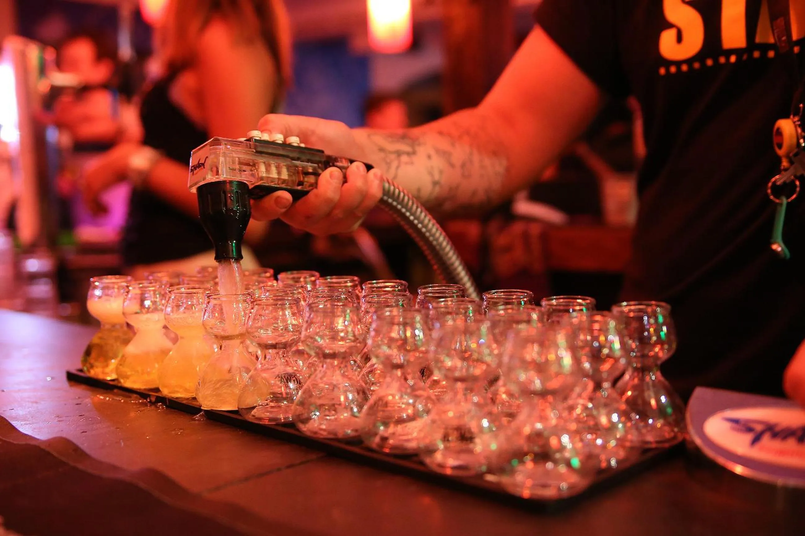 Food and drinks in St Christopher's Inn Newquay