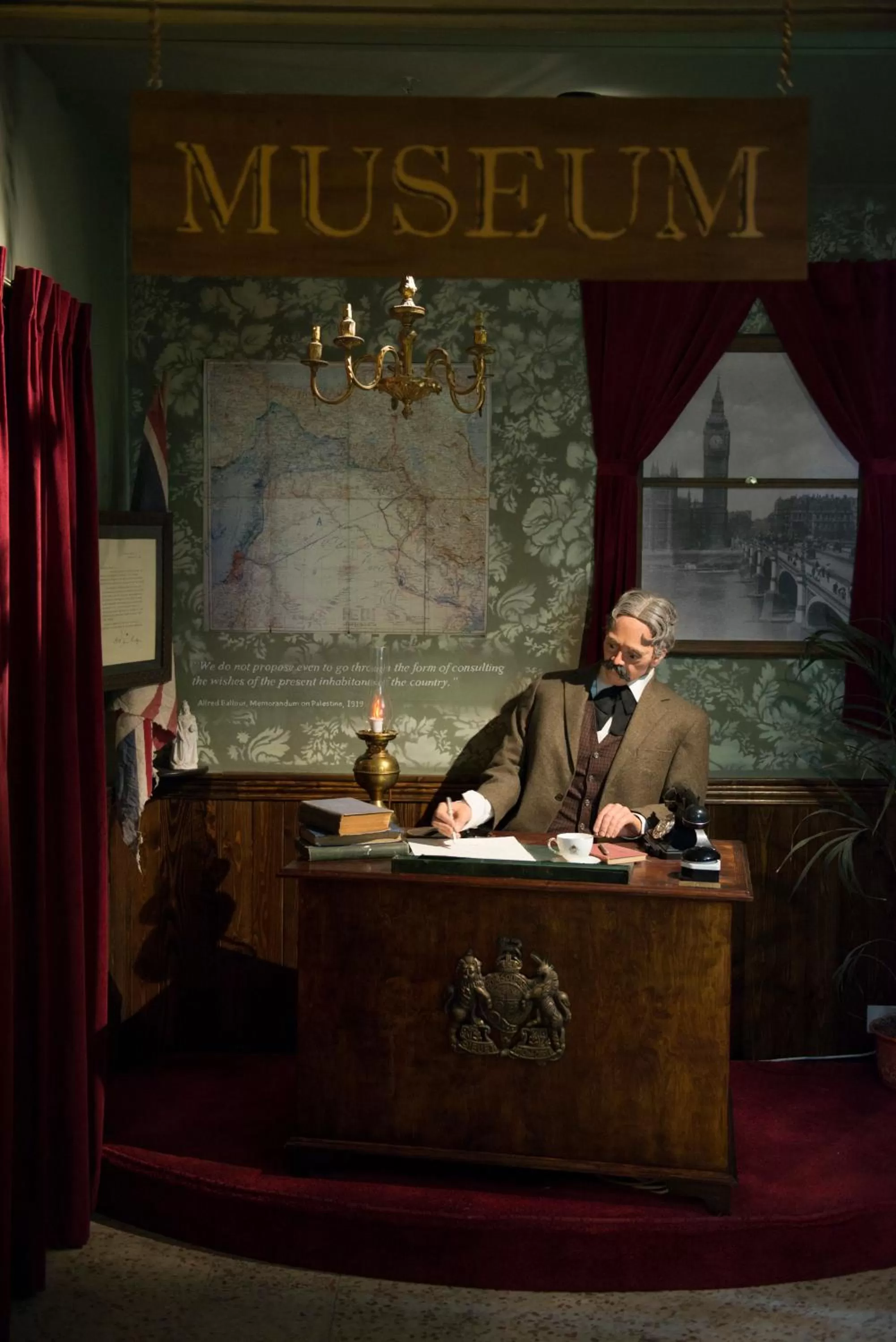 Decorative detail in The Walled Off Hotel