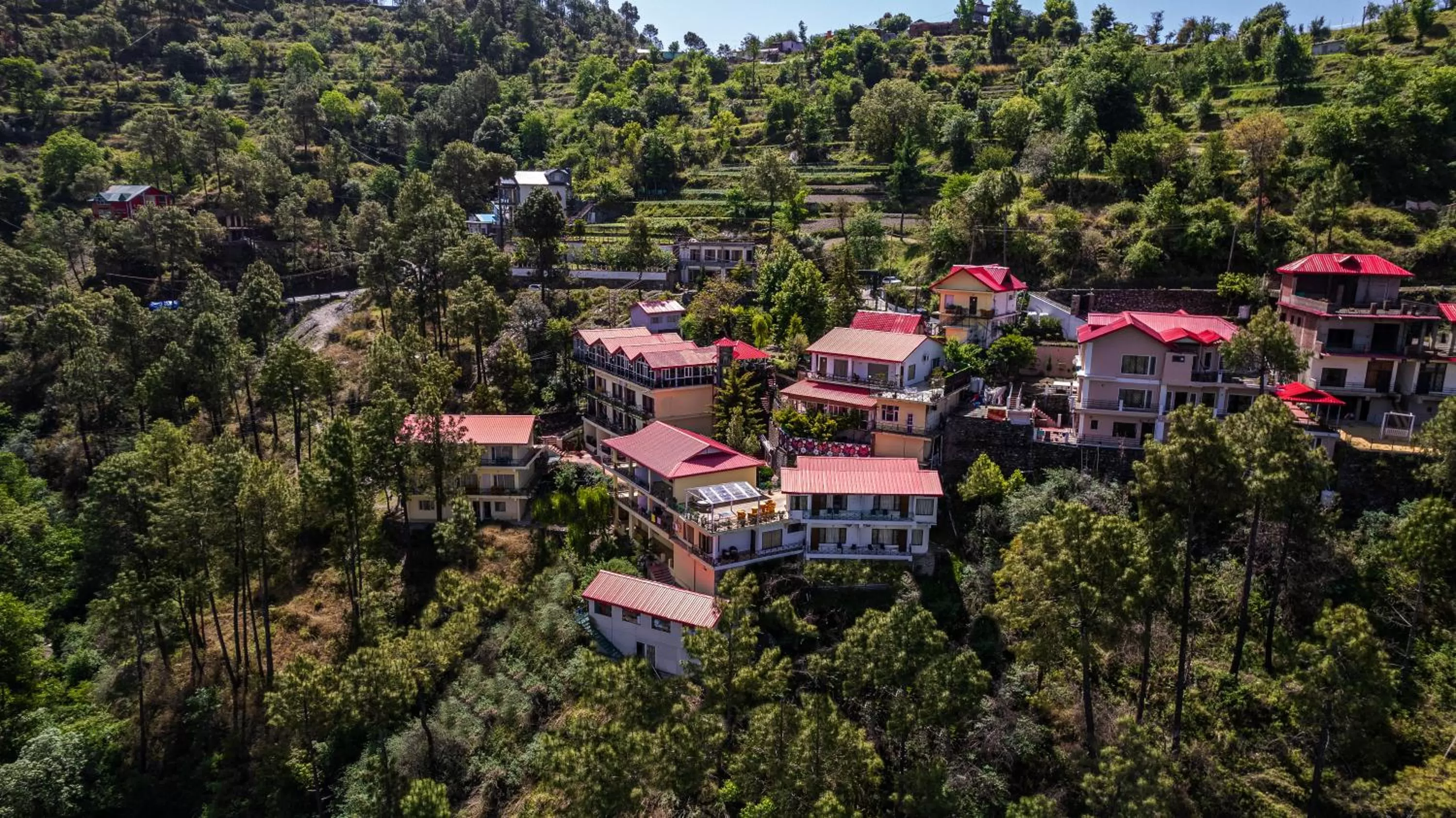 Property building, Bird's-eye View in Country Inn Maple Resort Chail
