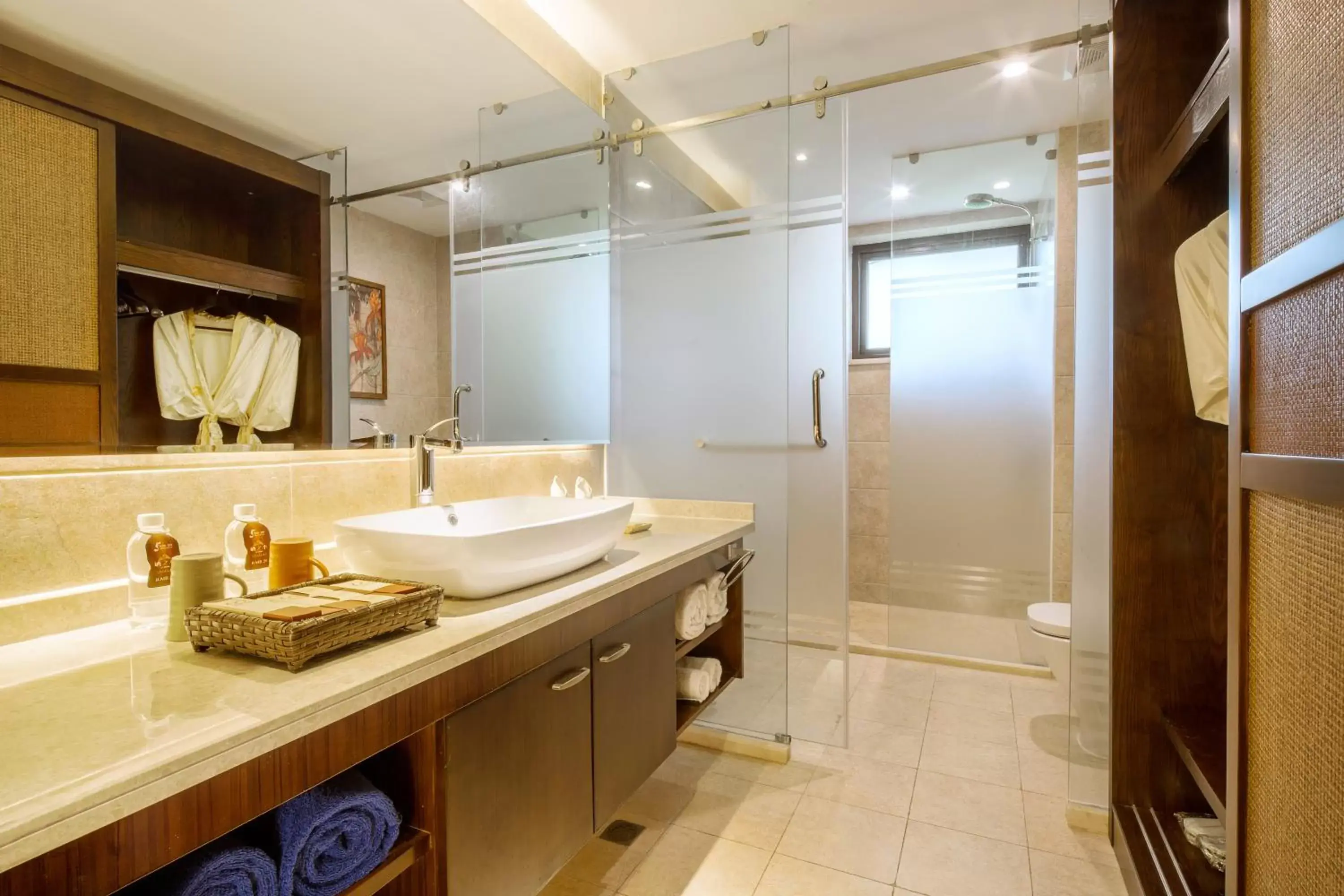 Shower, Bathroom in Sanya Yalong Bay Villas & Spa