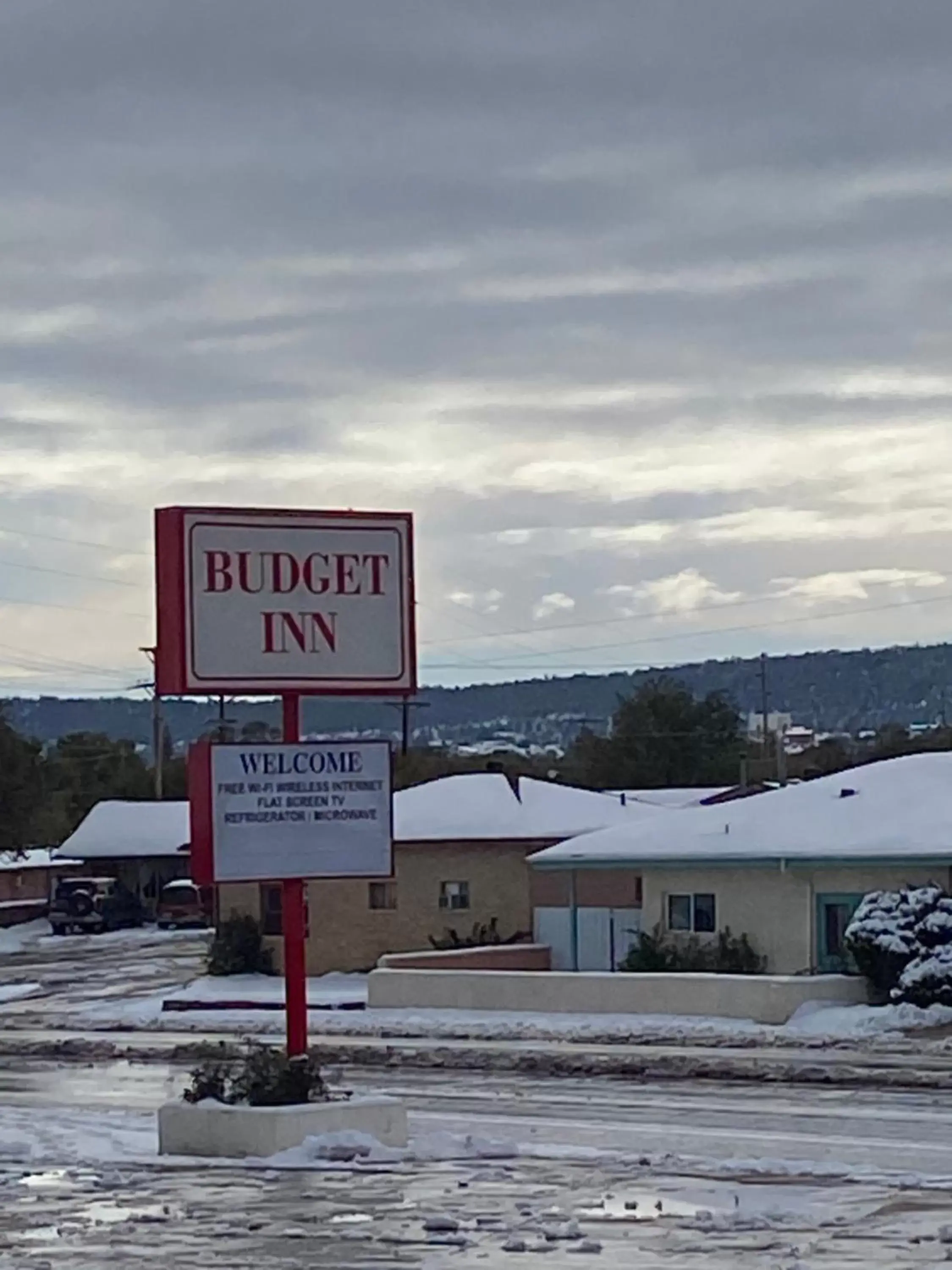 Property logo or sign in Budget Inn Las Vegas New Mexico