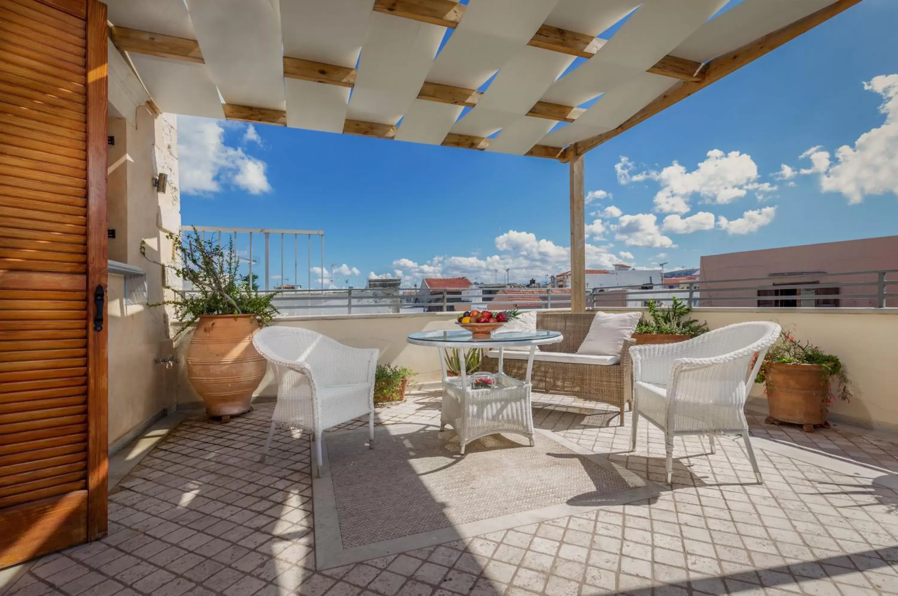Balcony/Terrace in Avli Lounge Apartments