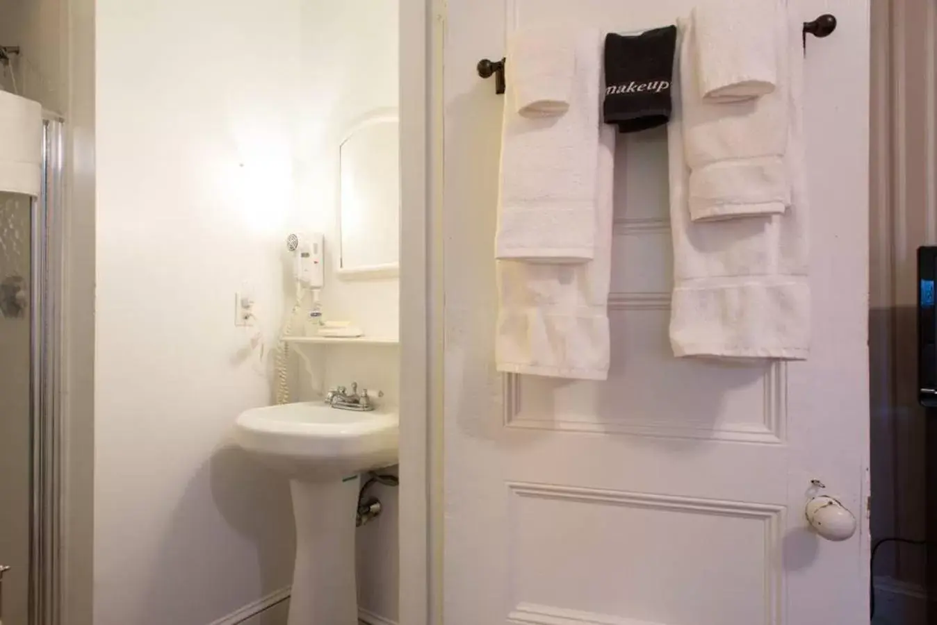 Shower, Bathroom in The Coolidge Corner Guest House: A Brookline Bed and Breakfast