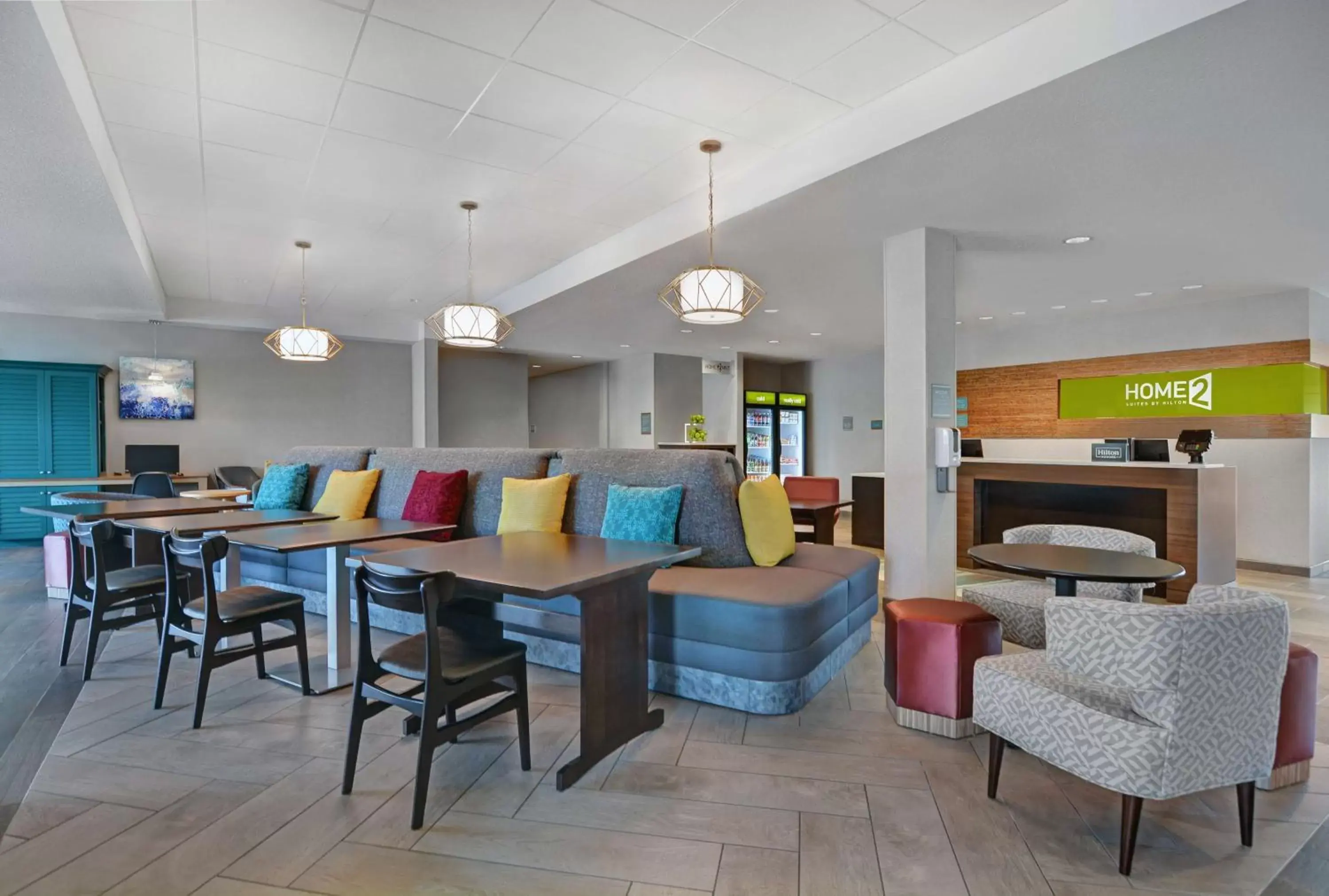 Lobby or reception, Lounge/Bar in Home2 Suites By Hilton Melbourne Viera