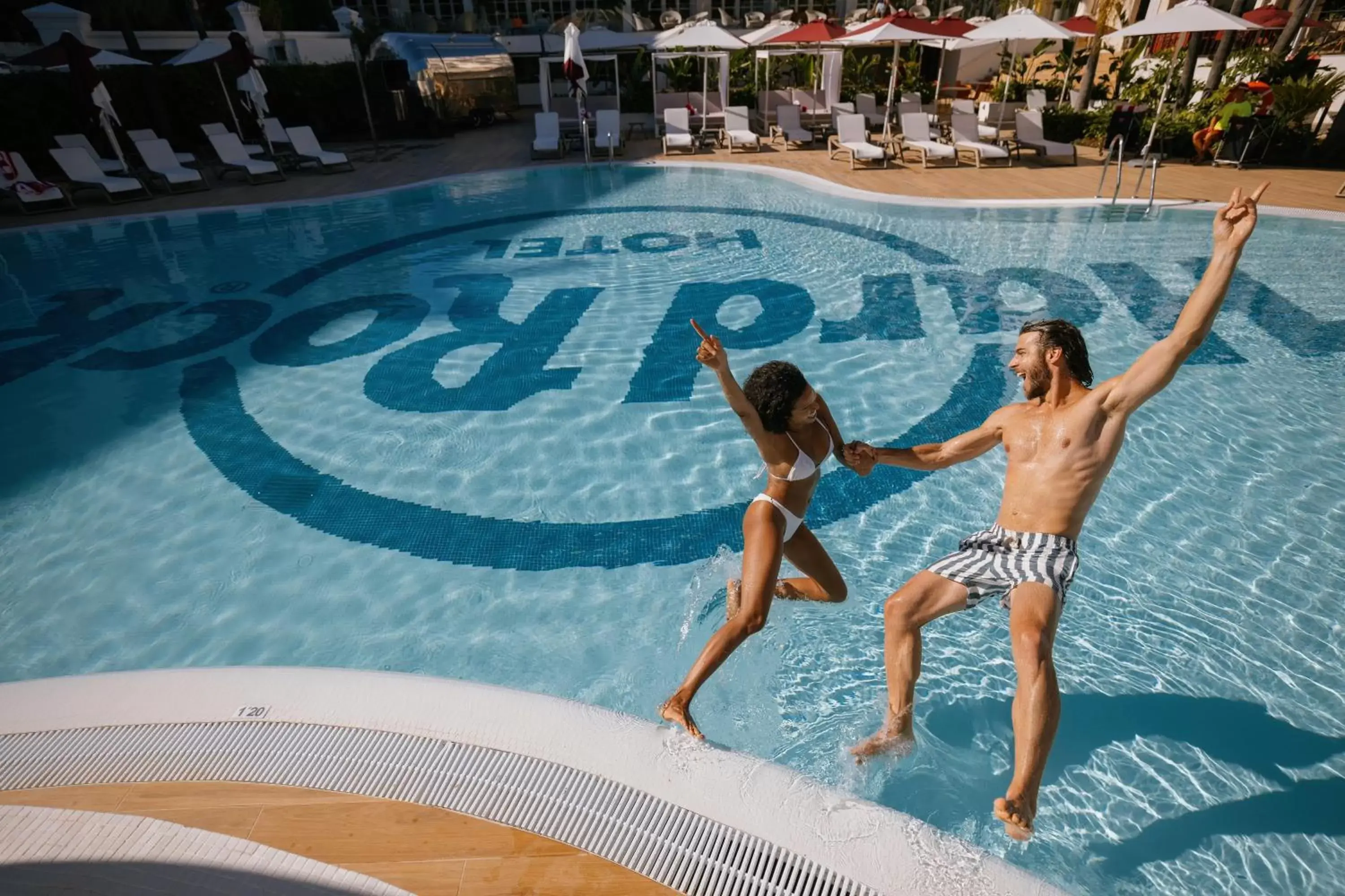 Pool view, Swimming Pool in Hard Rock Hotel Marbella - Puerto Banús Adults Recommended