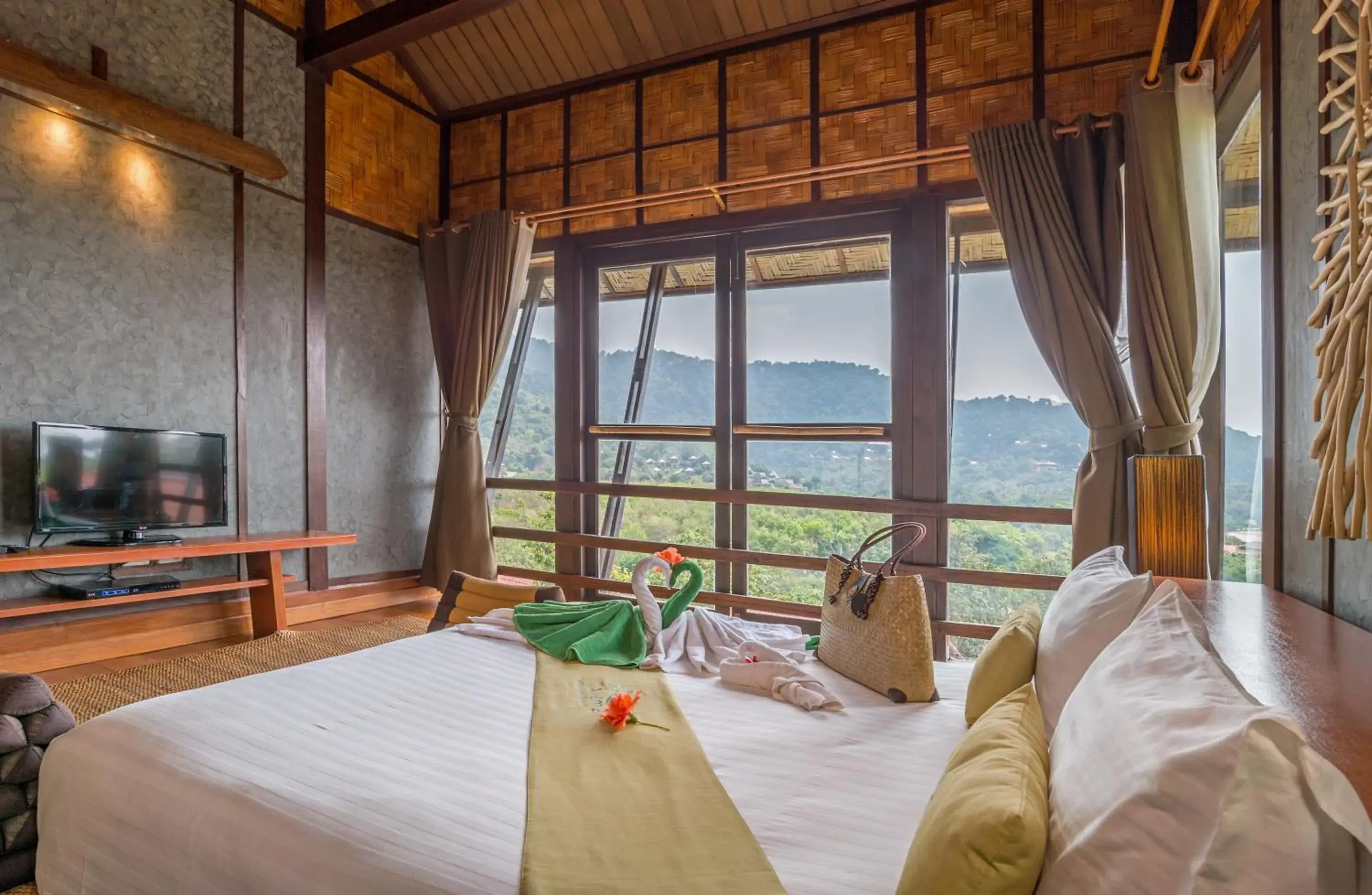 Bedroom in Alama Sea Village Resort - SHA Extra Plus