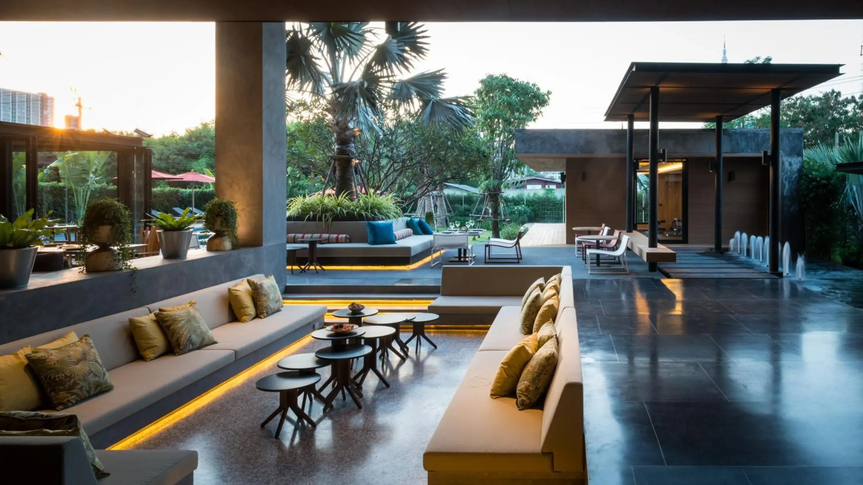 Patio in The Silver Palm Wellness Resort