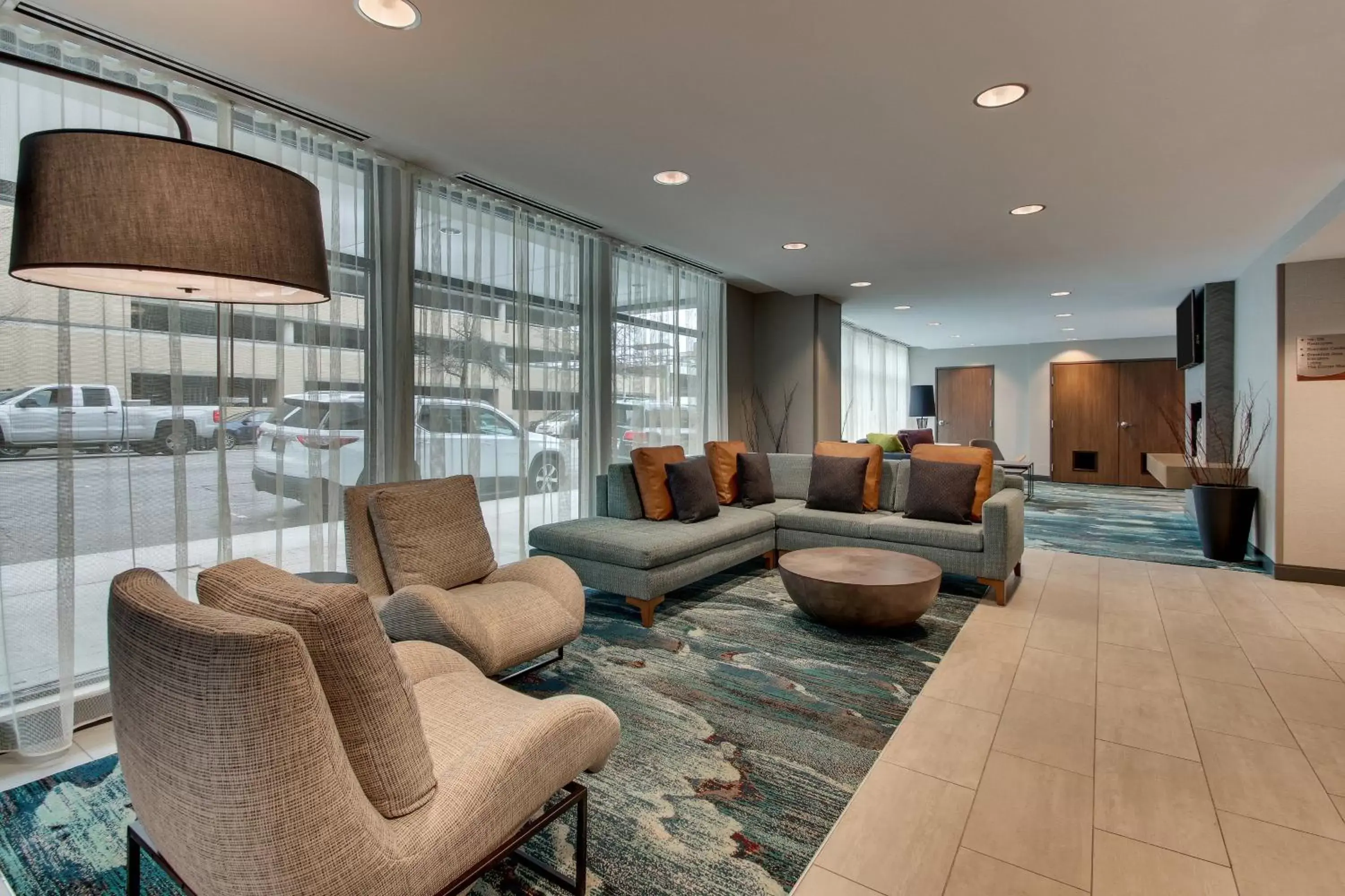 Lobby or reception, Seating Area in Fairfield Inn & Suites by Marriott Birmingham Downtown