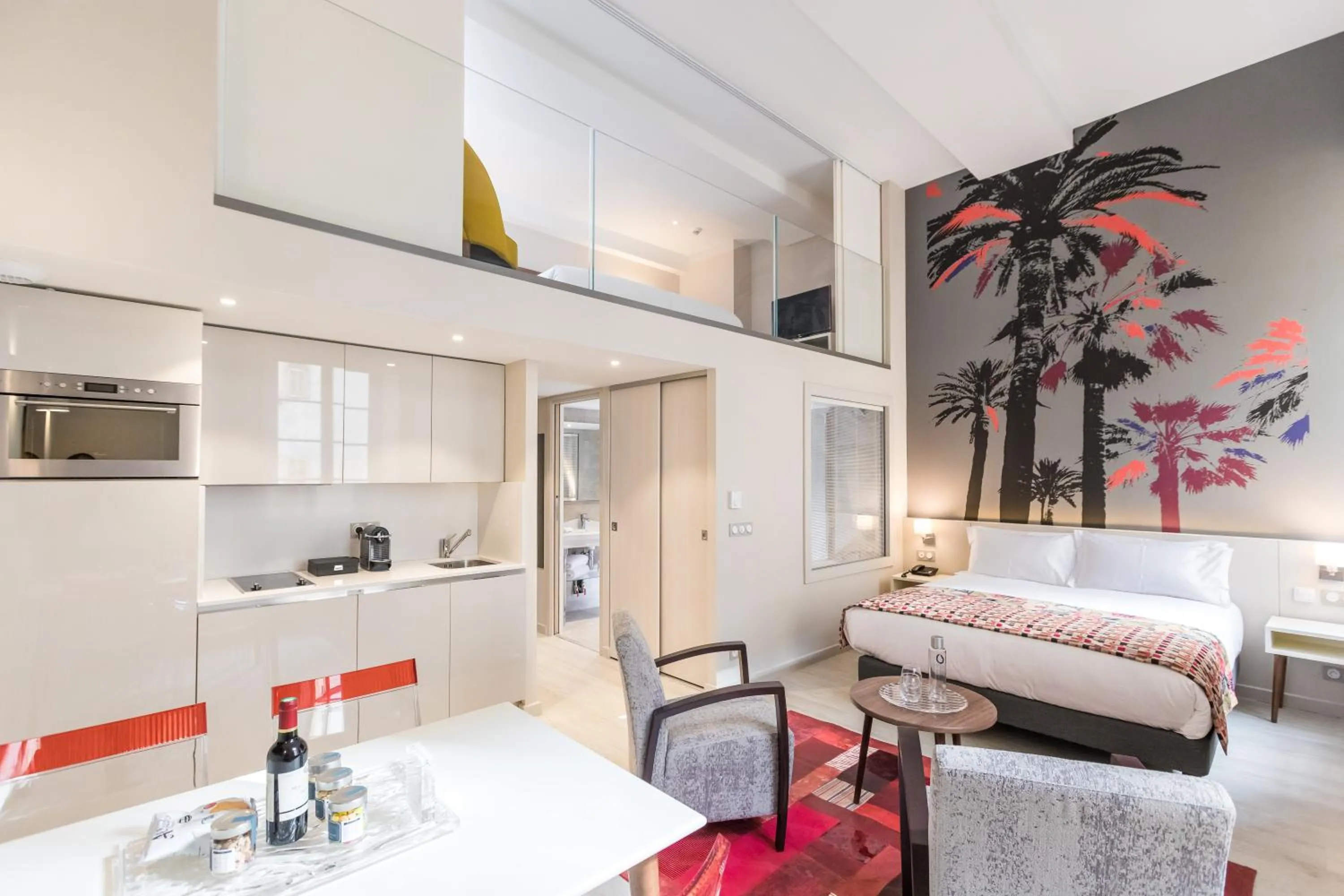 Kitchen or kitchenette in Palais Saleya Boutique Hôtel