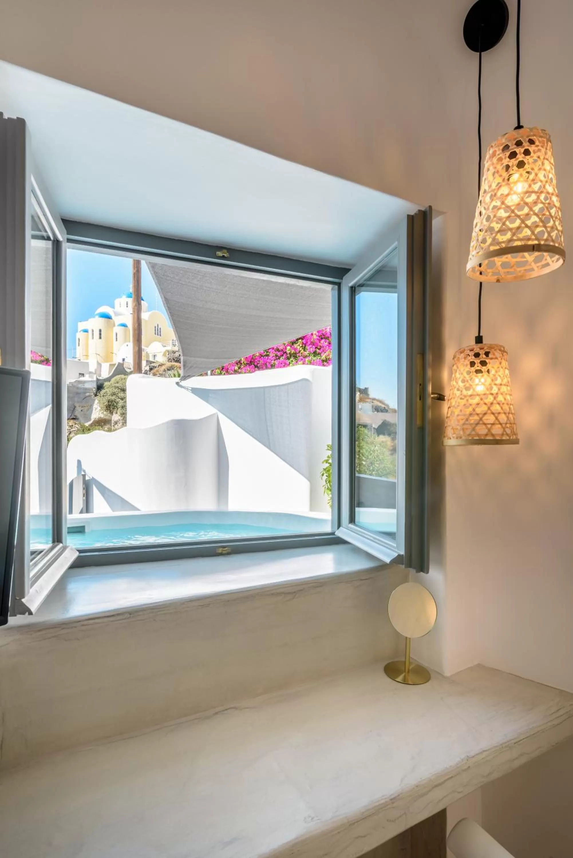 Pool view in Anila Suites