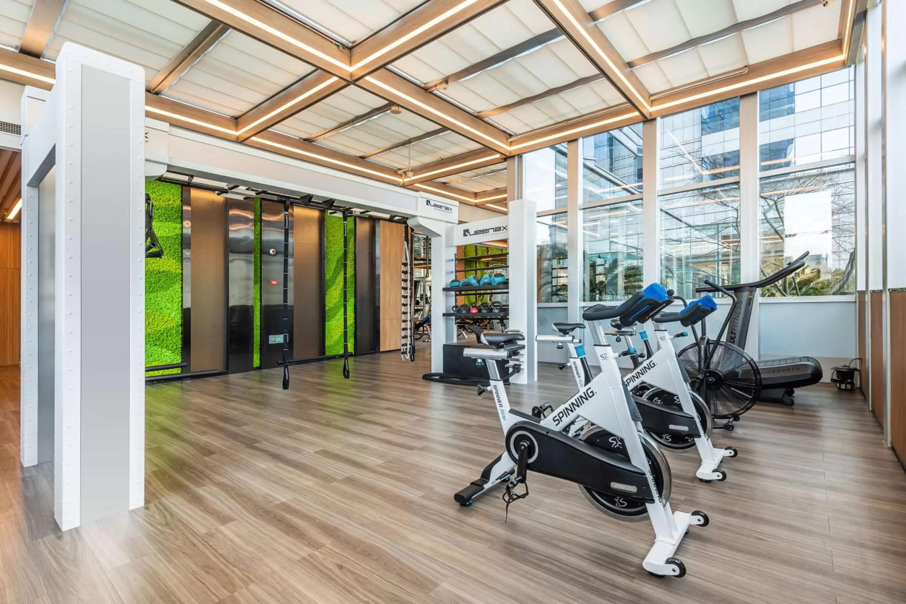Fitness centre/facilities in Hilton Shanghai Hongqiao Fitness centre/facilities in Hilton Shanghai Hongqiao