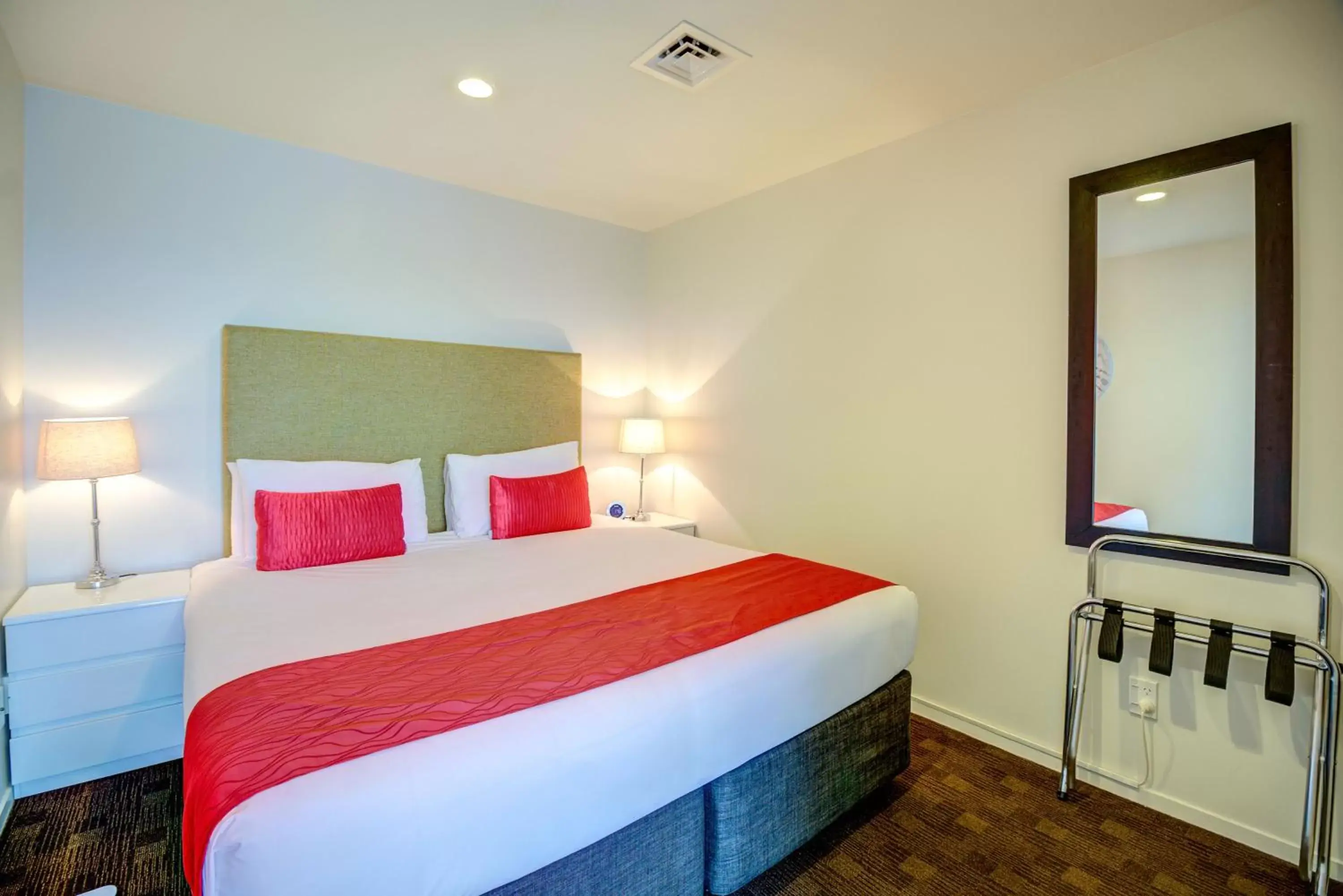 Bed in The Quadrant Hotel & Suites