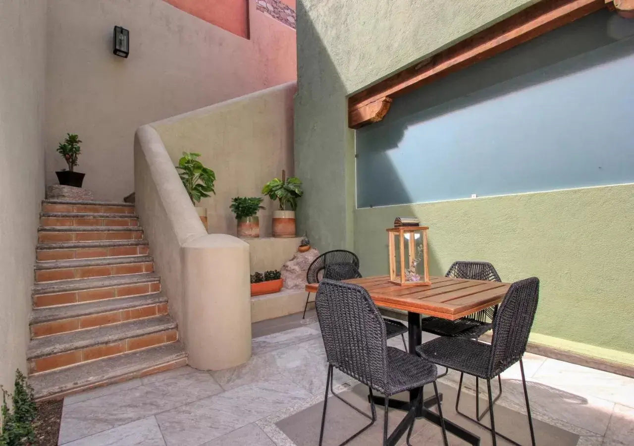 Inner courtyard view in Casa Florencia Hotel Boutique