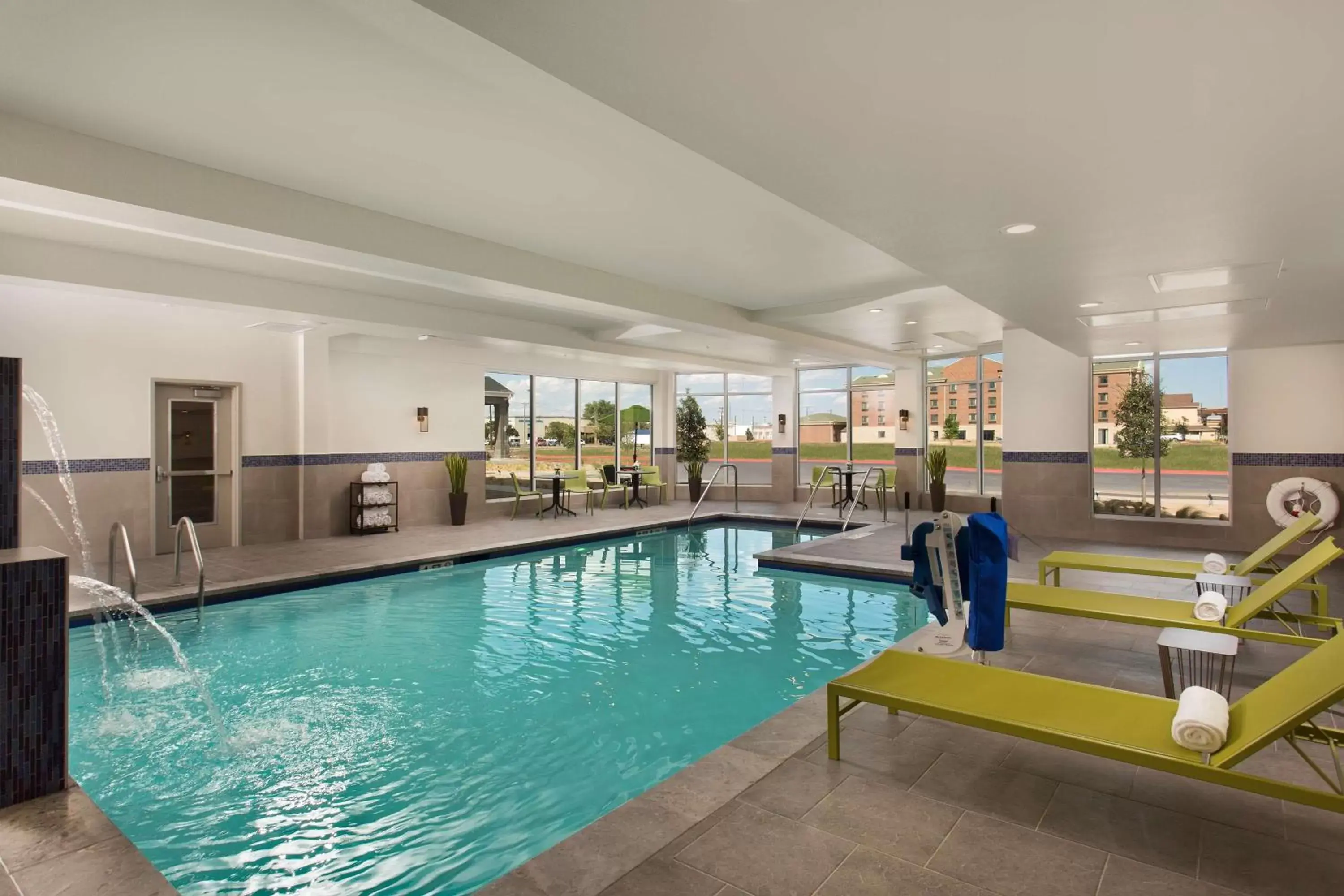 Pool view, Swimming Pool in Hilton Garden Inn Lubbock