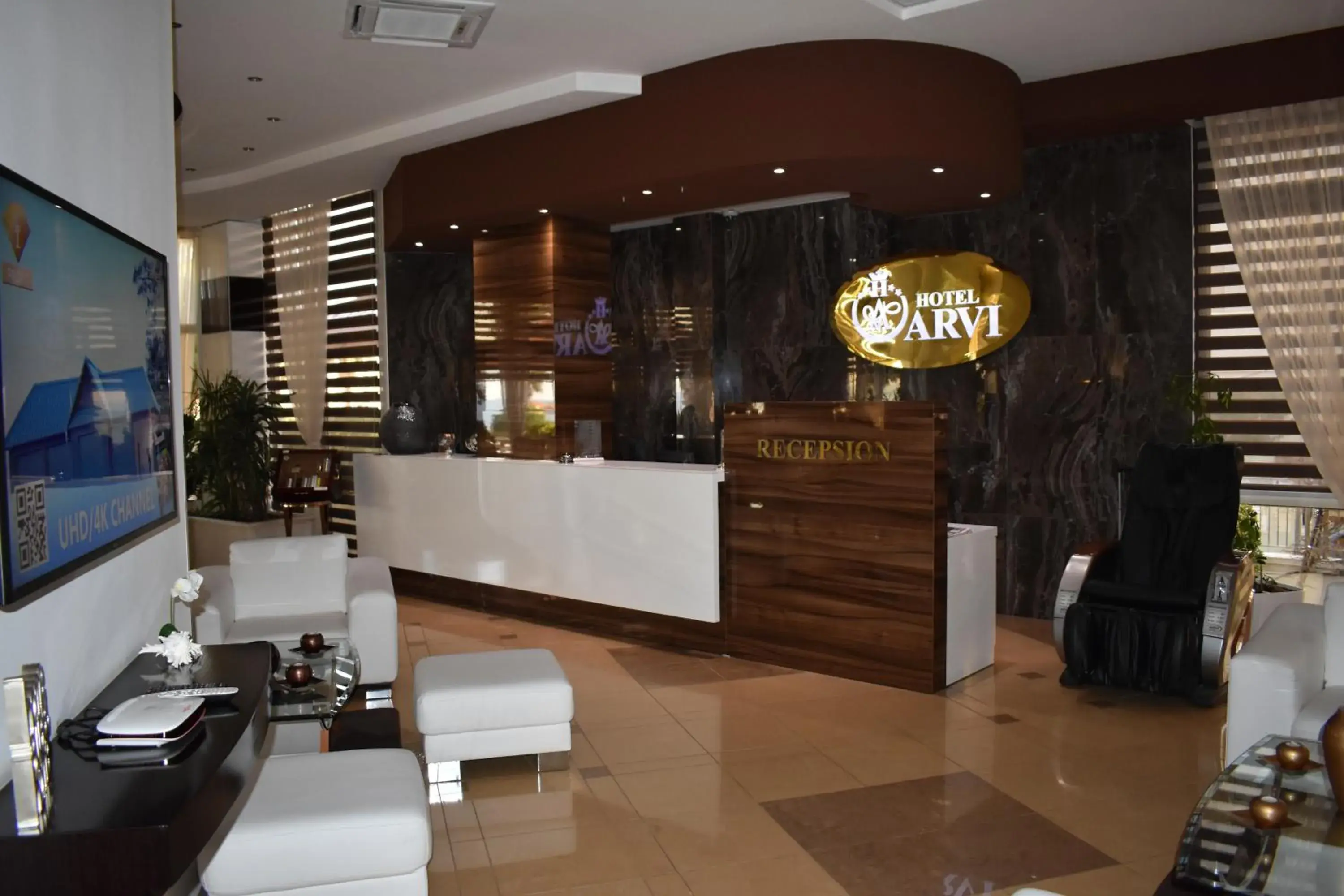 Lobby or reception in Hotel Arvi