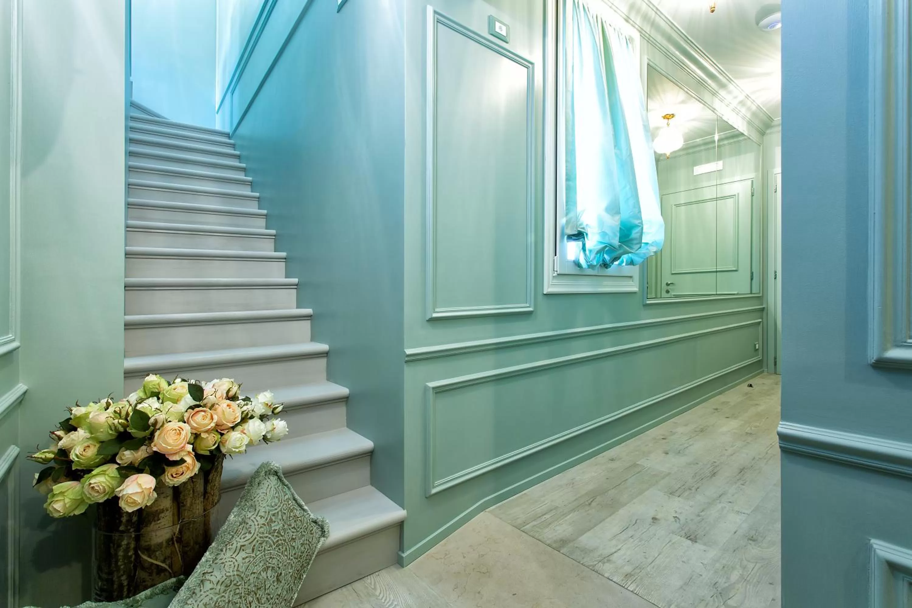 Decorative detail, Facade/Entrance in Aquamare, boutique b&b