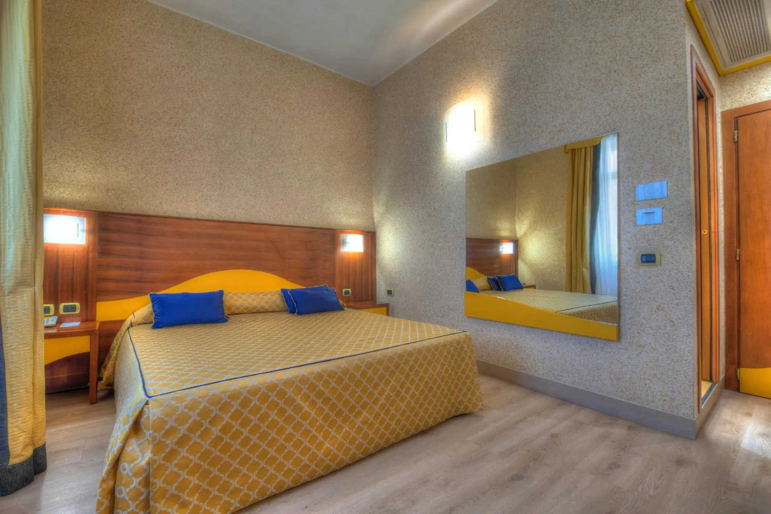 Bed in Central Park Hotel Modena