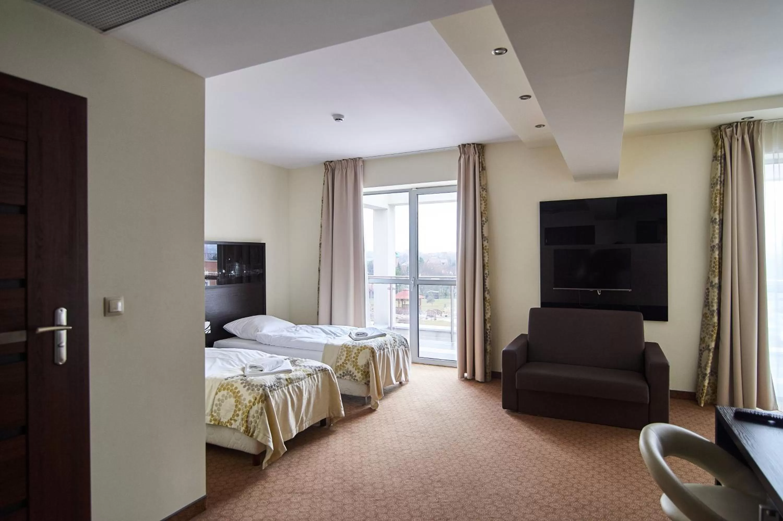 Bed in Hotel Zimowit