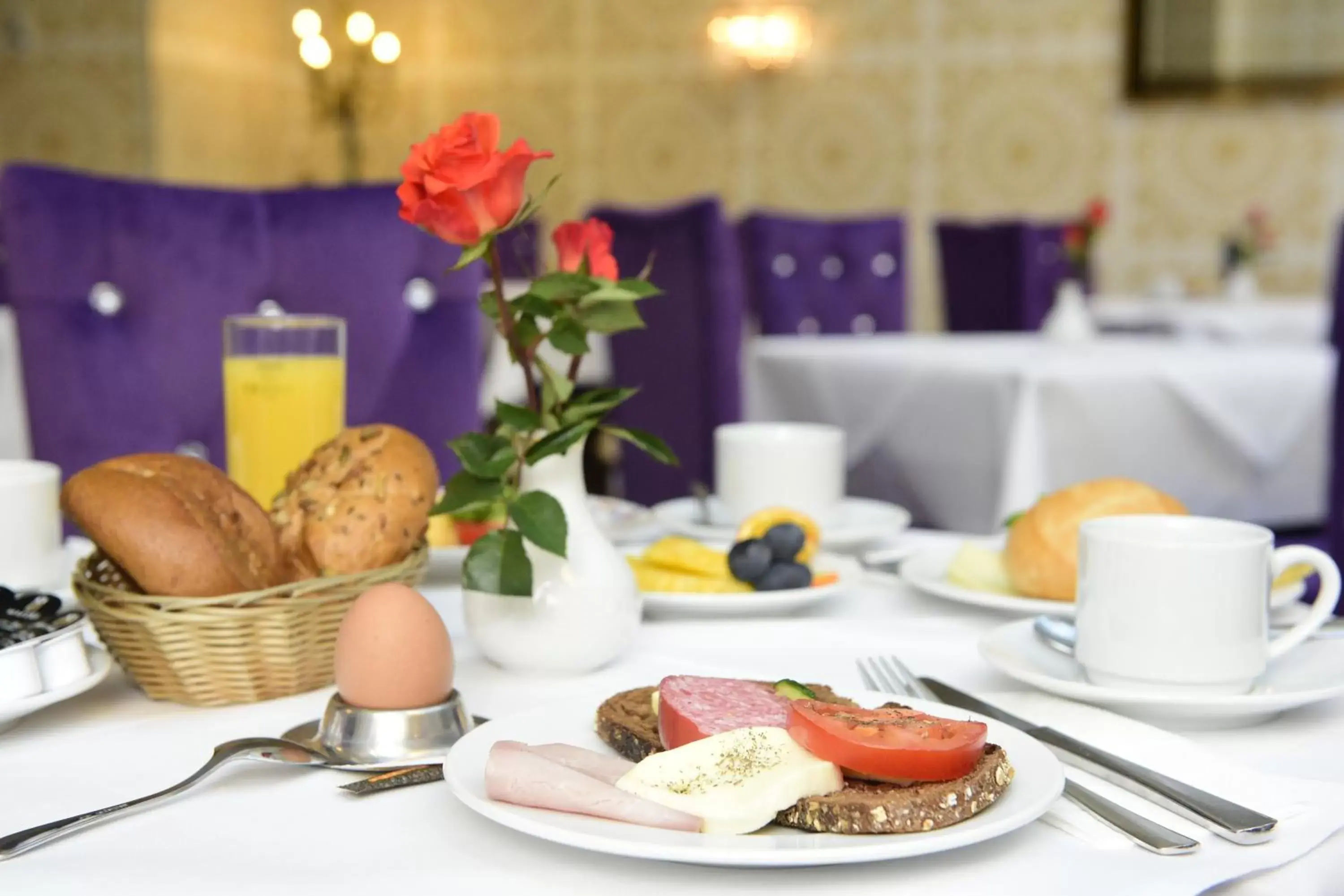 Food and drinks, Breakfast in Hotel Alexandra