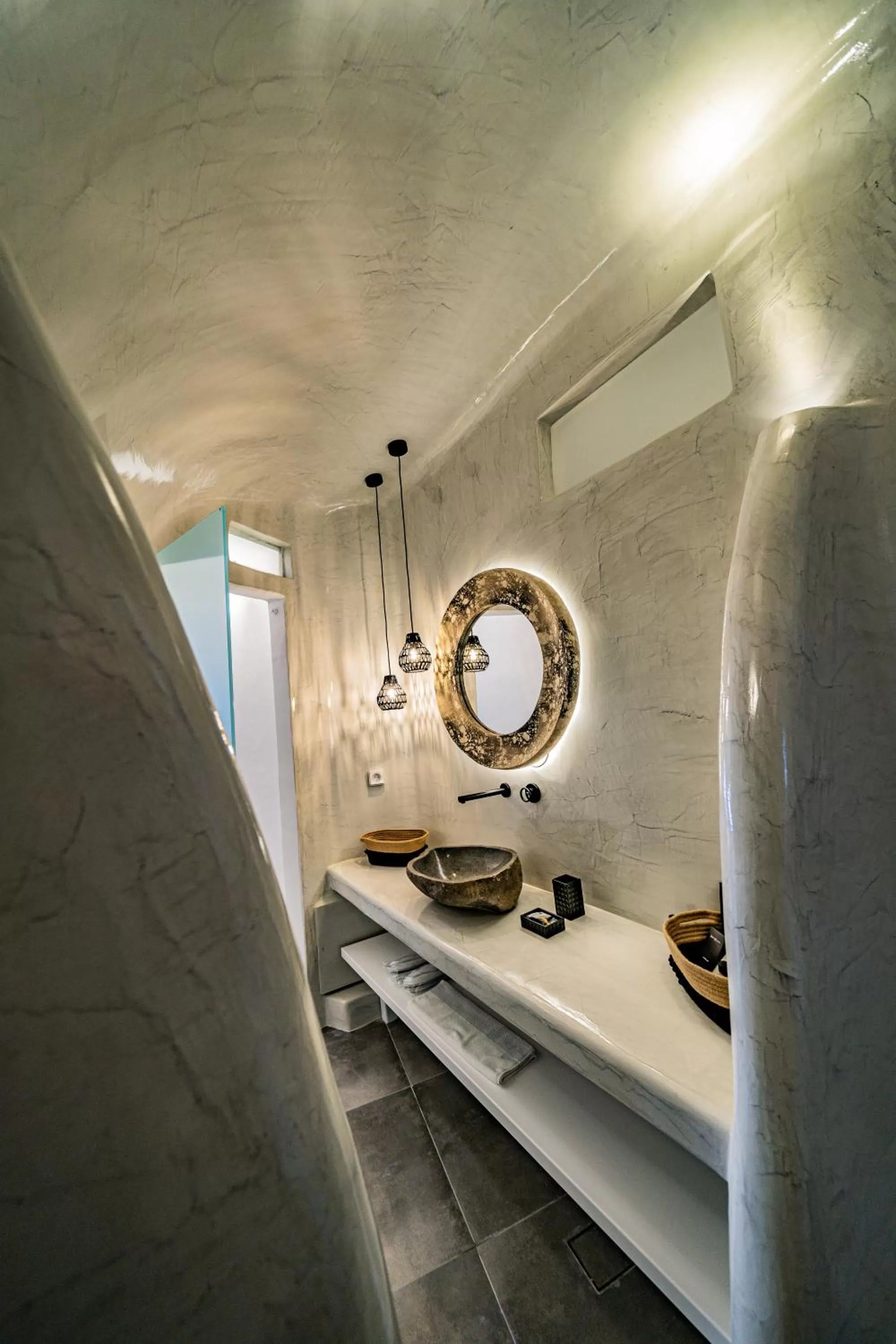 Bathroom in Eternity Suites Santorini